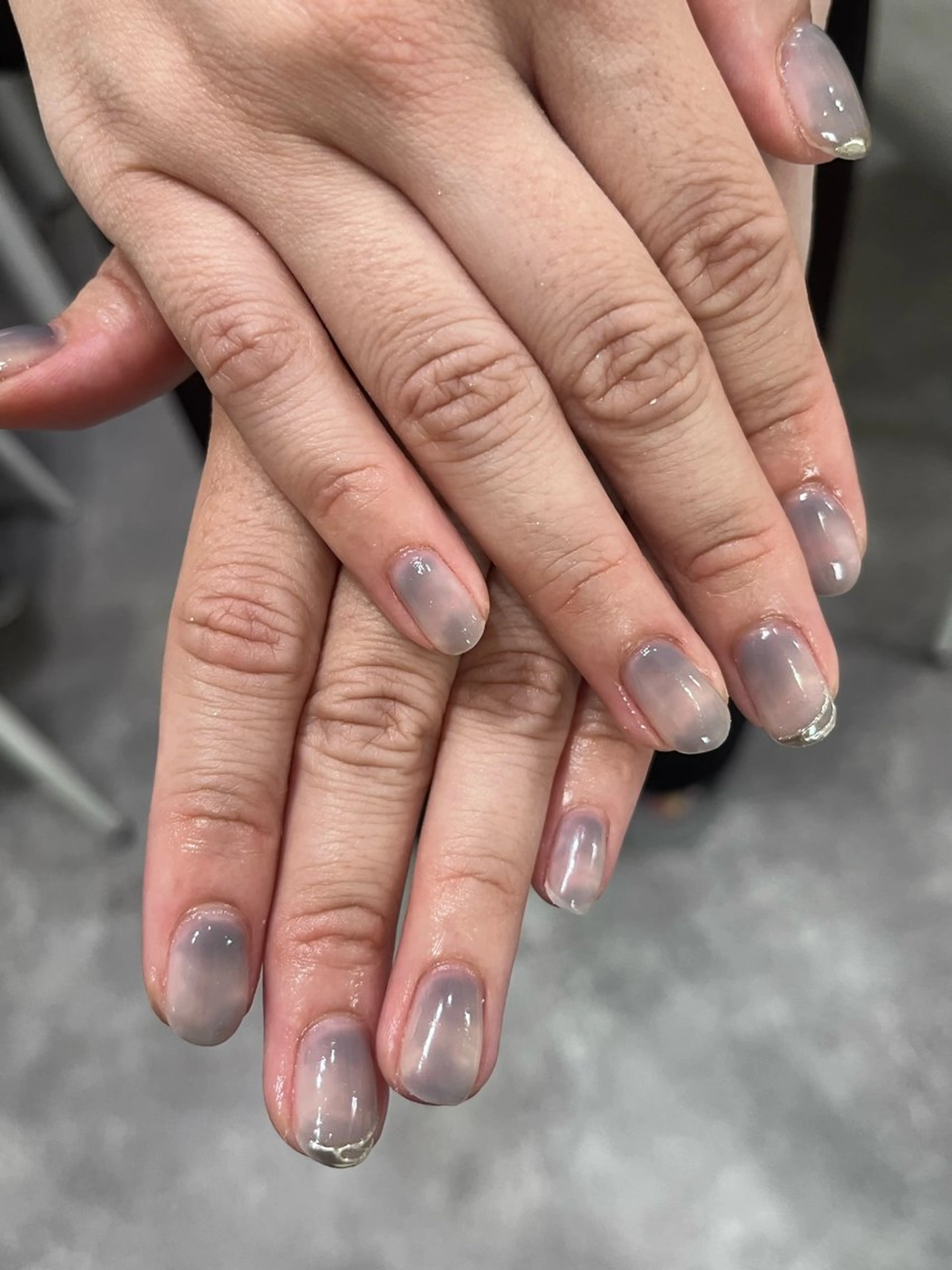 ネイル ミラーネイル シンプルネイル Ray Jr nailistのネイルデザイン