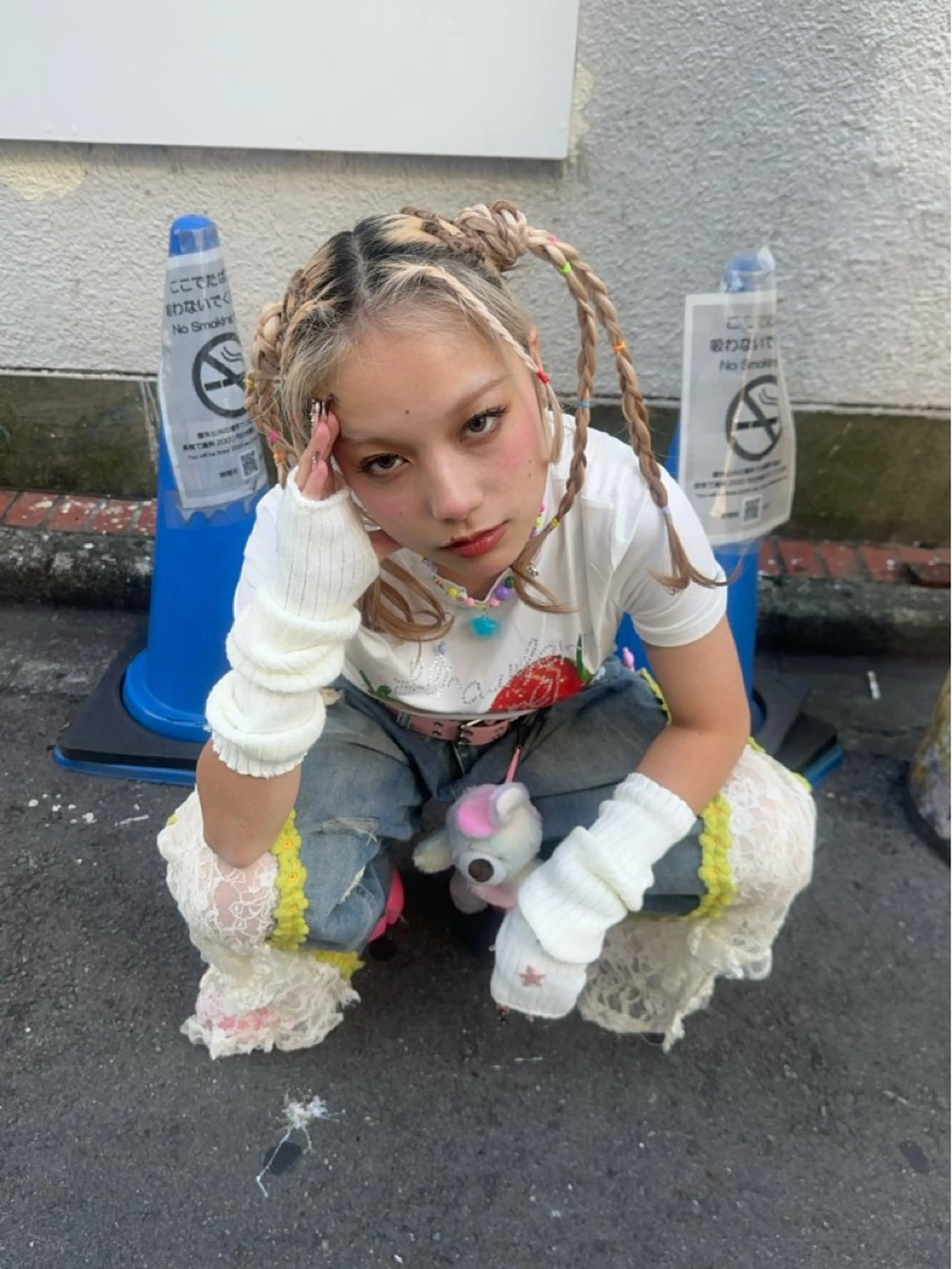 ロング カラー ヘアアレンジ W-TOKYO所属・*:｡. sayaka･*:.のヘアスタイル