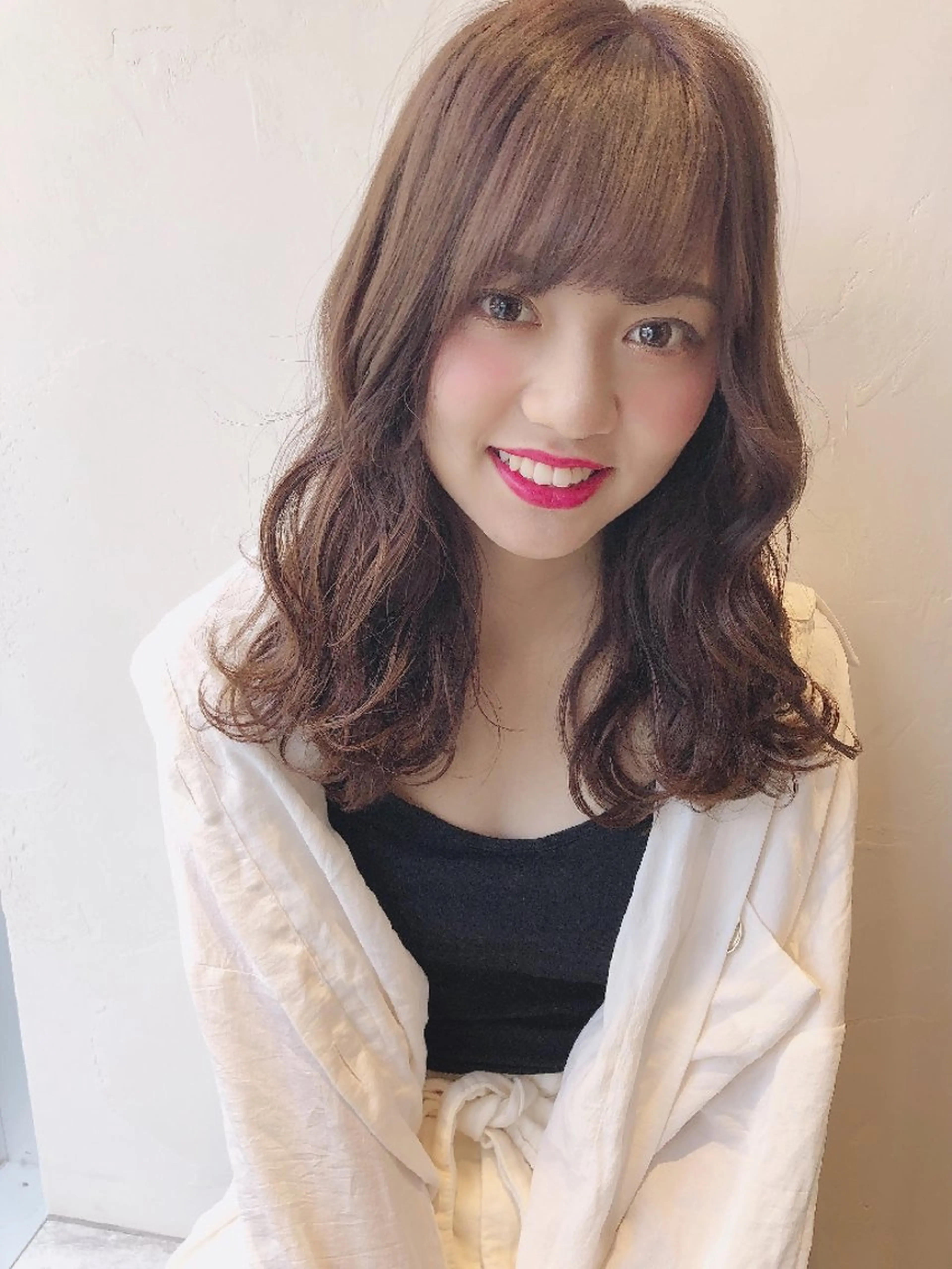 セミロング サロウィン銀座ray店所属・シノヅカ ケンゾーのヘアスタイル