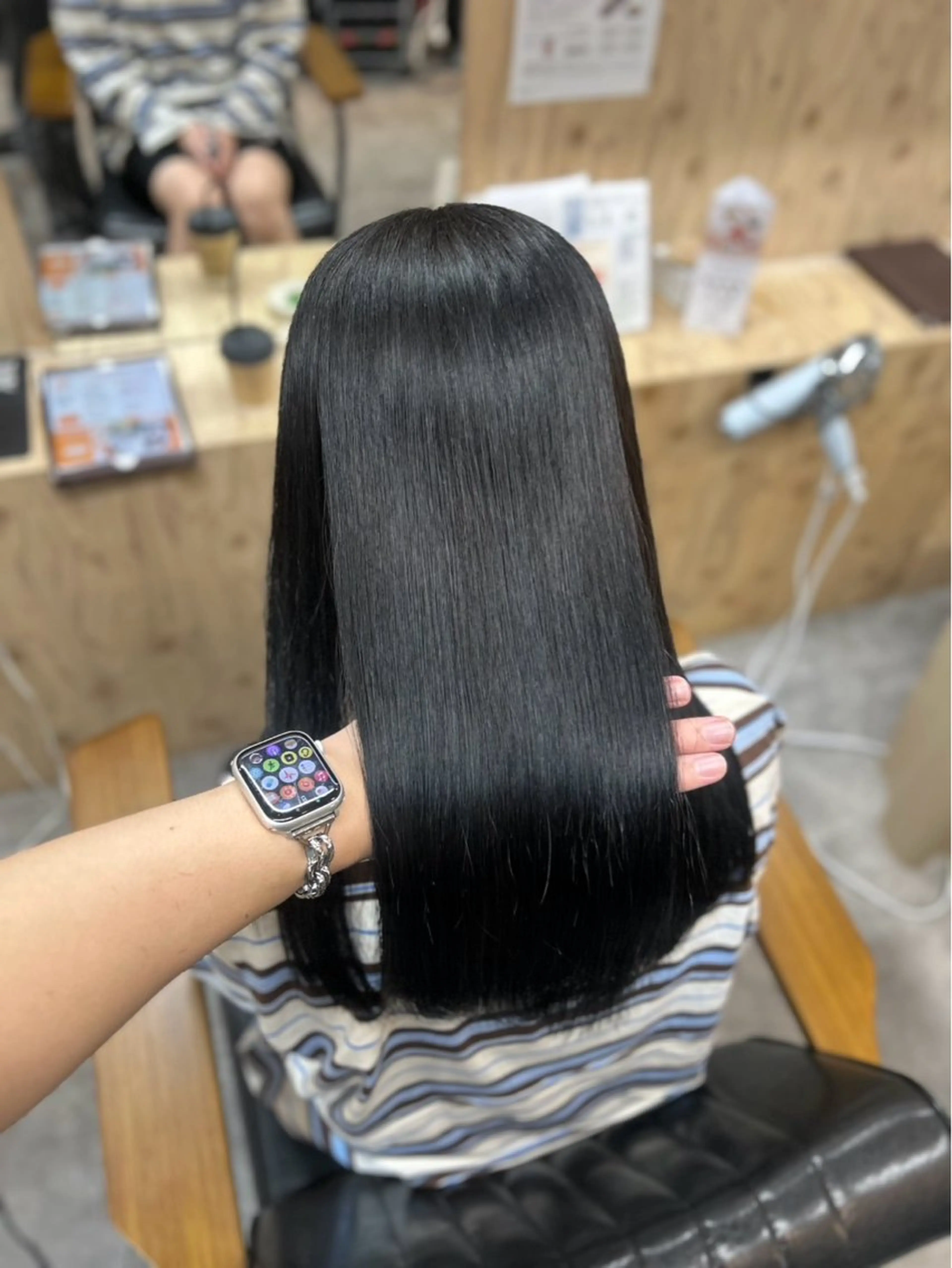 ロング ロング 縮毛矯正 カット 縮毛矯正 トリートメント 岩田 一駿/名古屋/ 伏見/栄/縮毛矯正のヘアスタイル