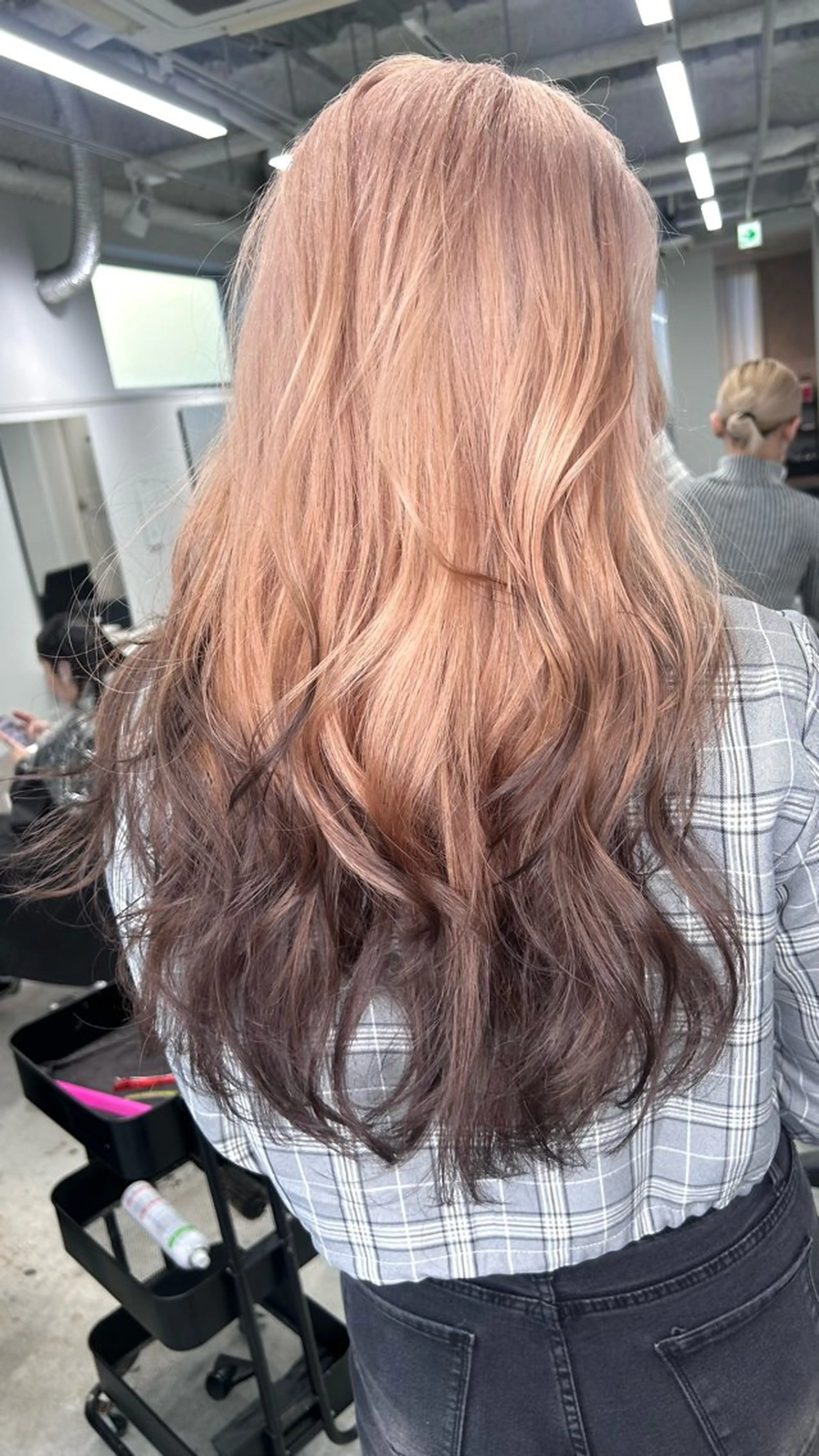 ロング カラー ブラウンカラー ピンクカラー ヘアカラー Giselハヤシ ケンタのヘアスタイル