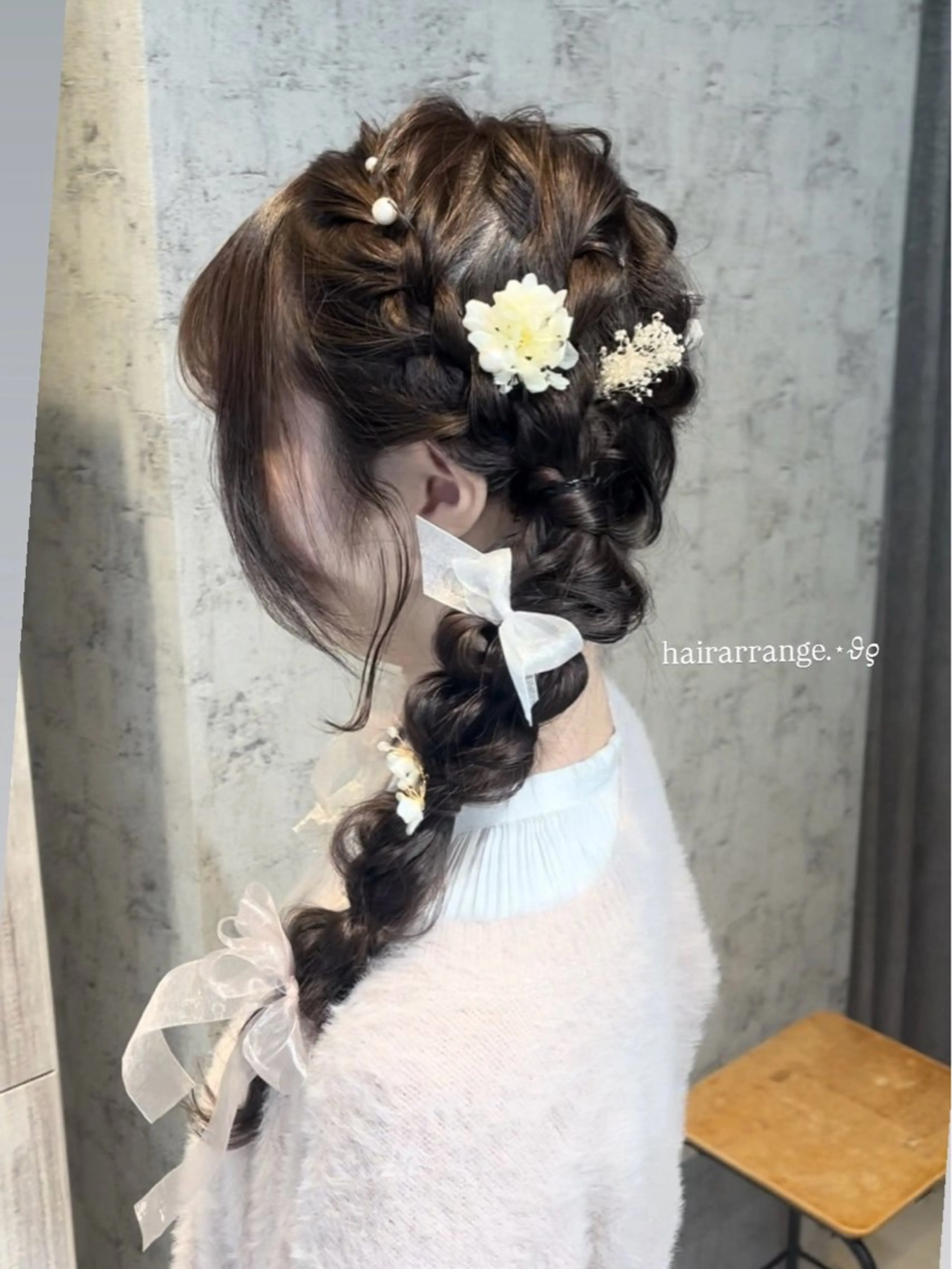 ロング カラー ヘアセット 🩰モテ艶girly ヘア🐇彩香‎🪡♡のヘアスタイル