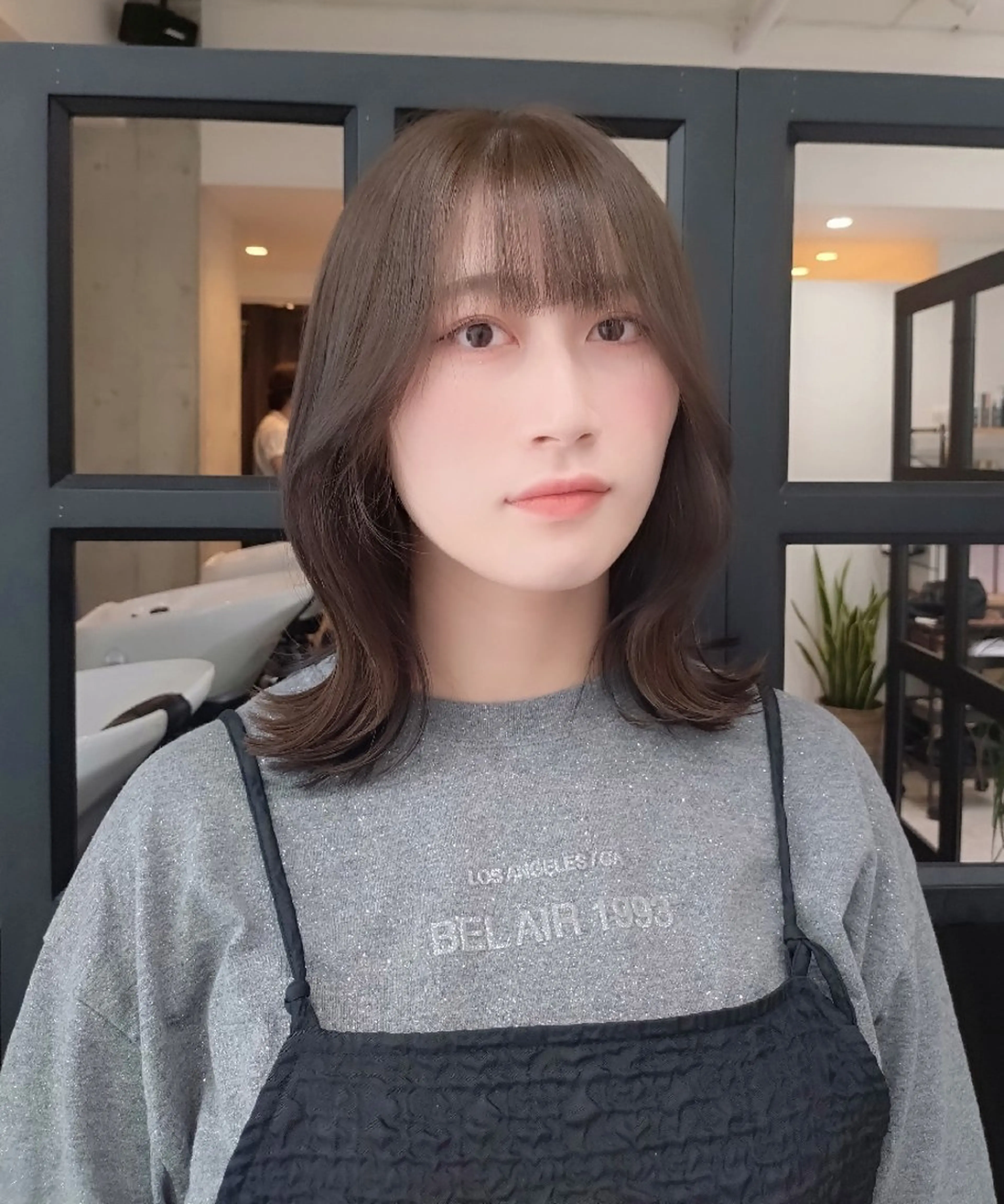 ミディアム カラー カット ヘアカラー ヘアアレンジ/透明感 カラー/AKARIのヘアスタイル