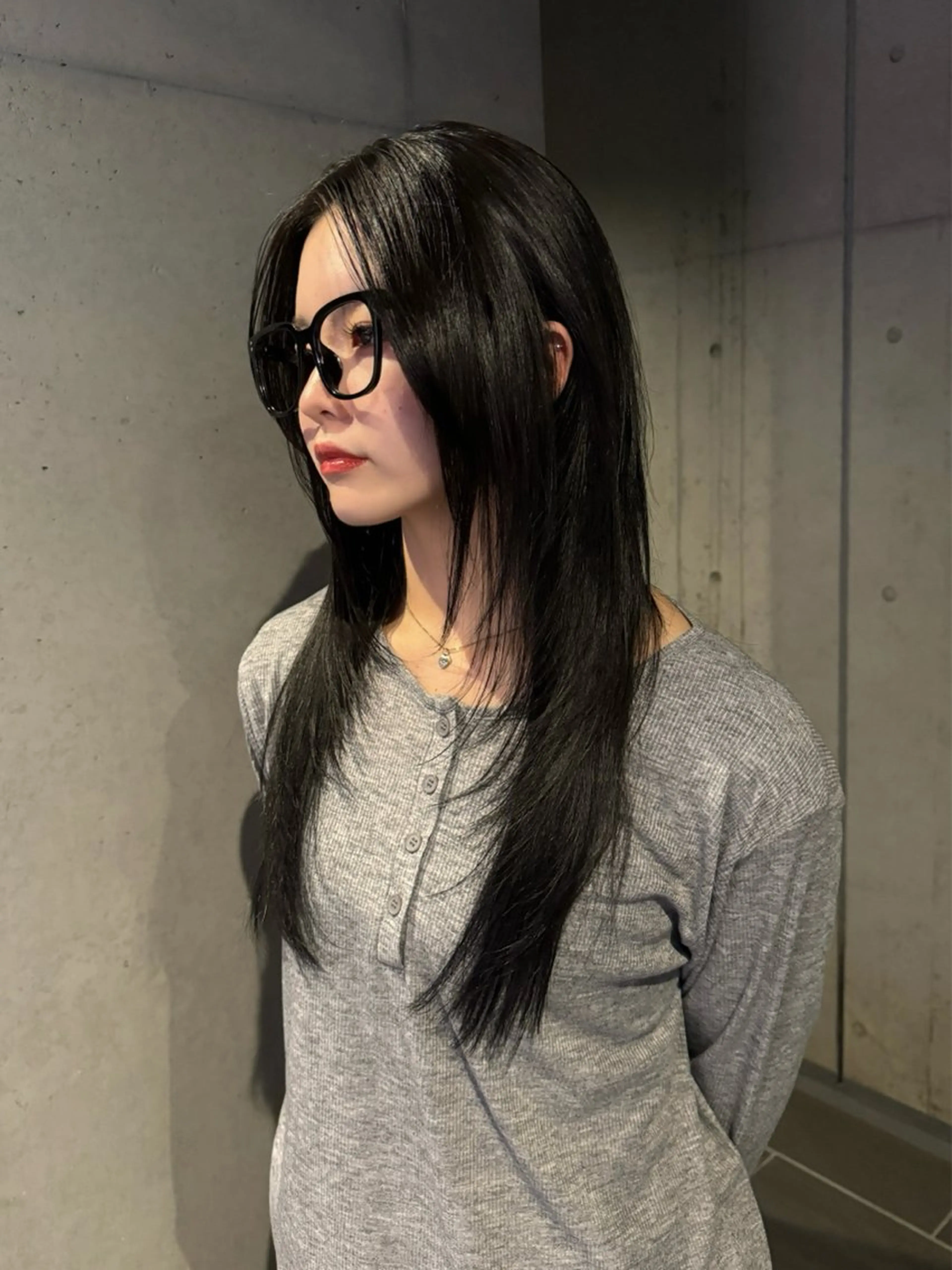ロング カラー カット ヘアカラー トリートメント ハイトーン/レイヤー だいちのヘアスタイル