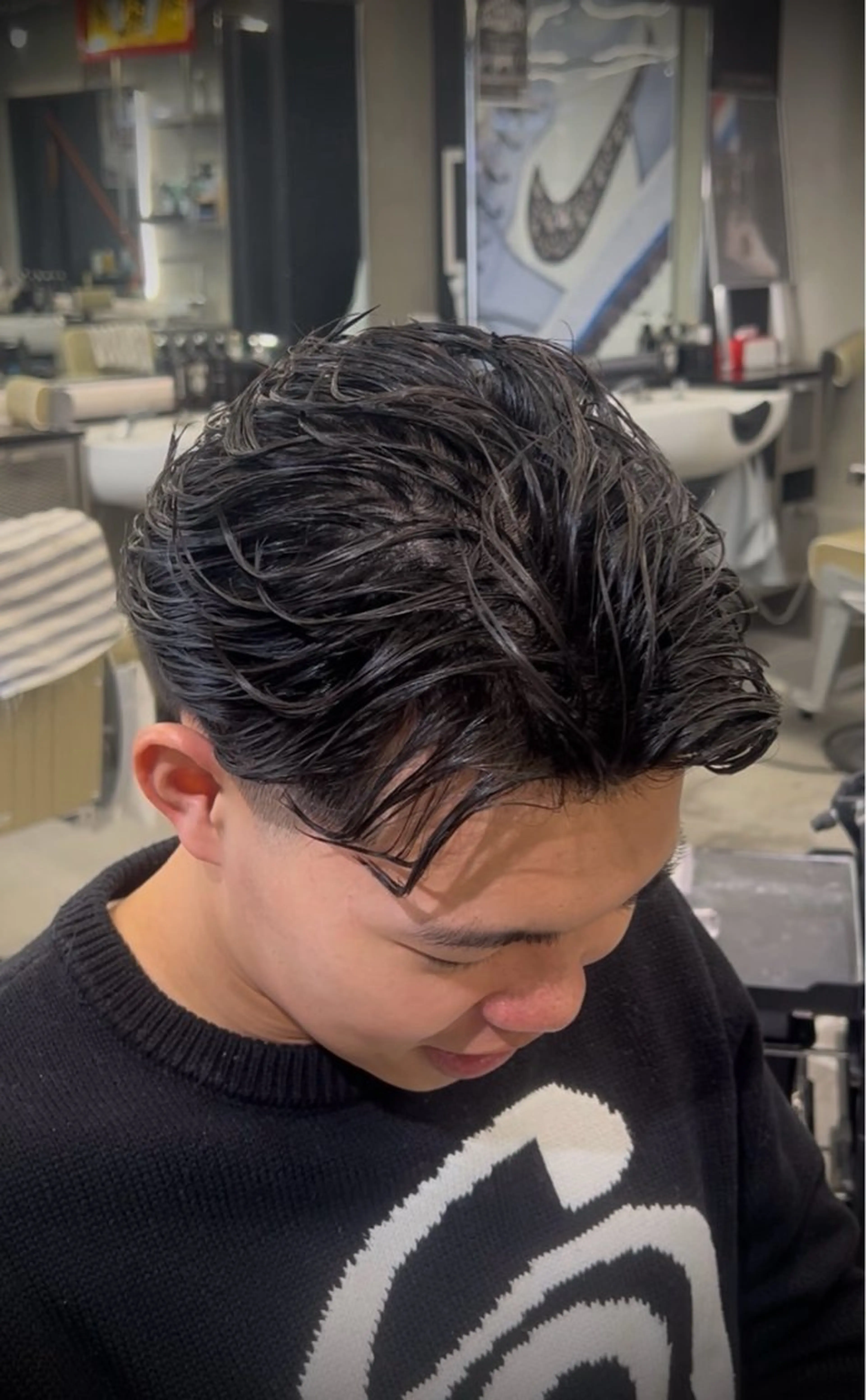 ミディアム パーマ damdee tokyo北千住店所属・TSUNE 【メンズ･北千住】のヘアスタイル