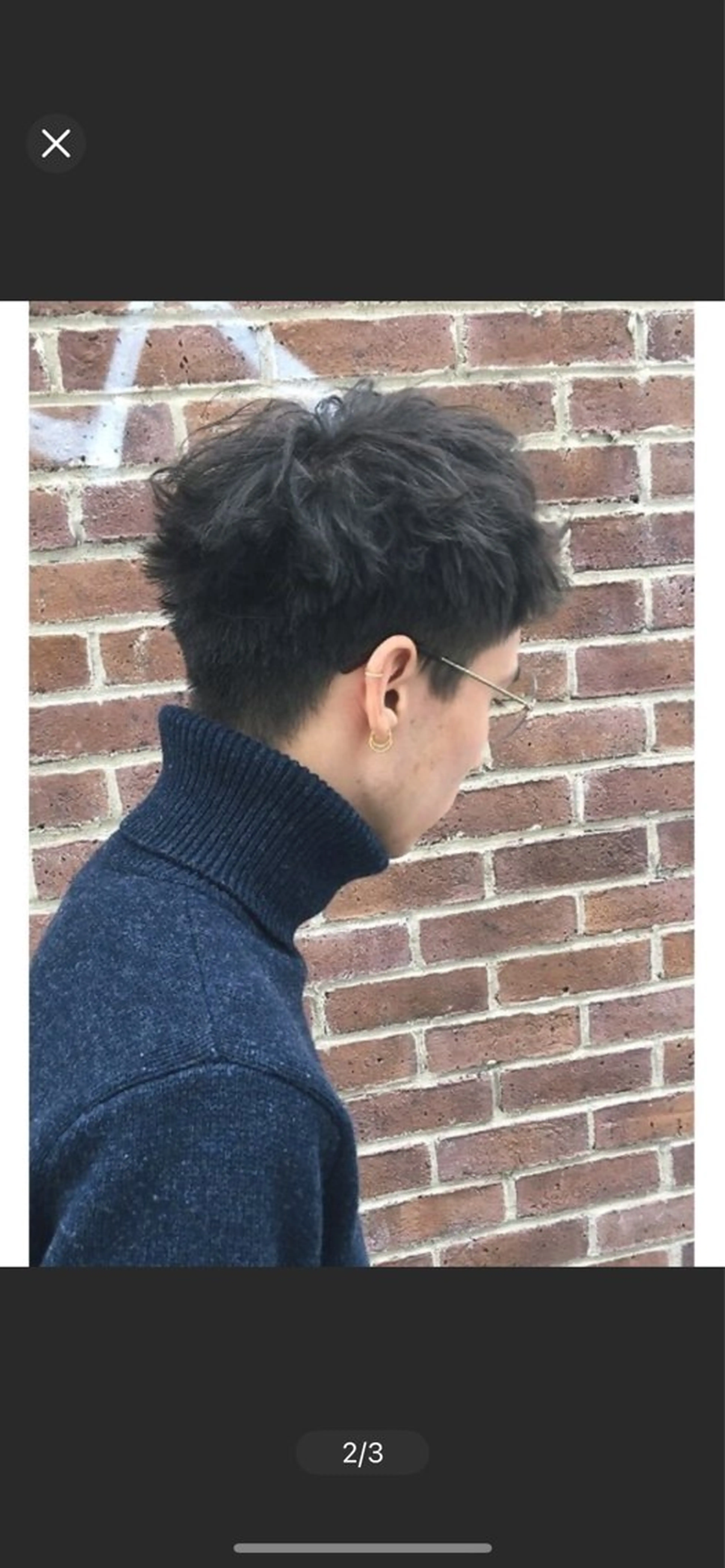 ショート メンズ カット トリートメント rise /メンズカットのヘアスタイル