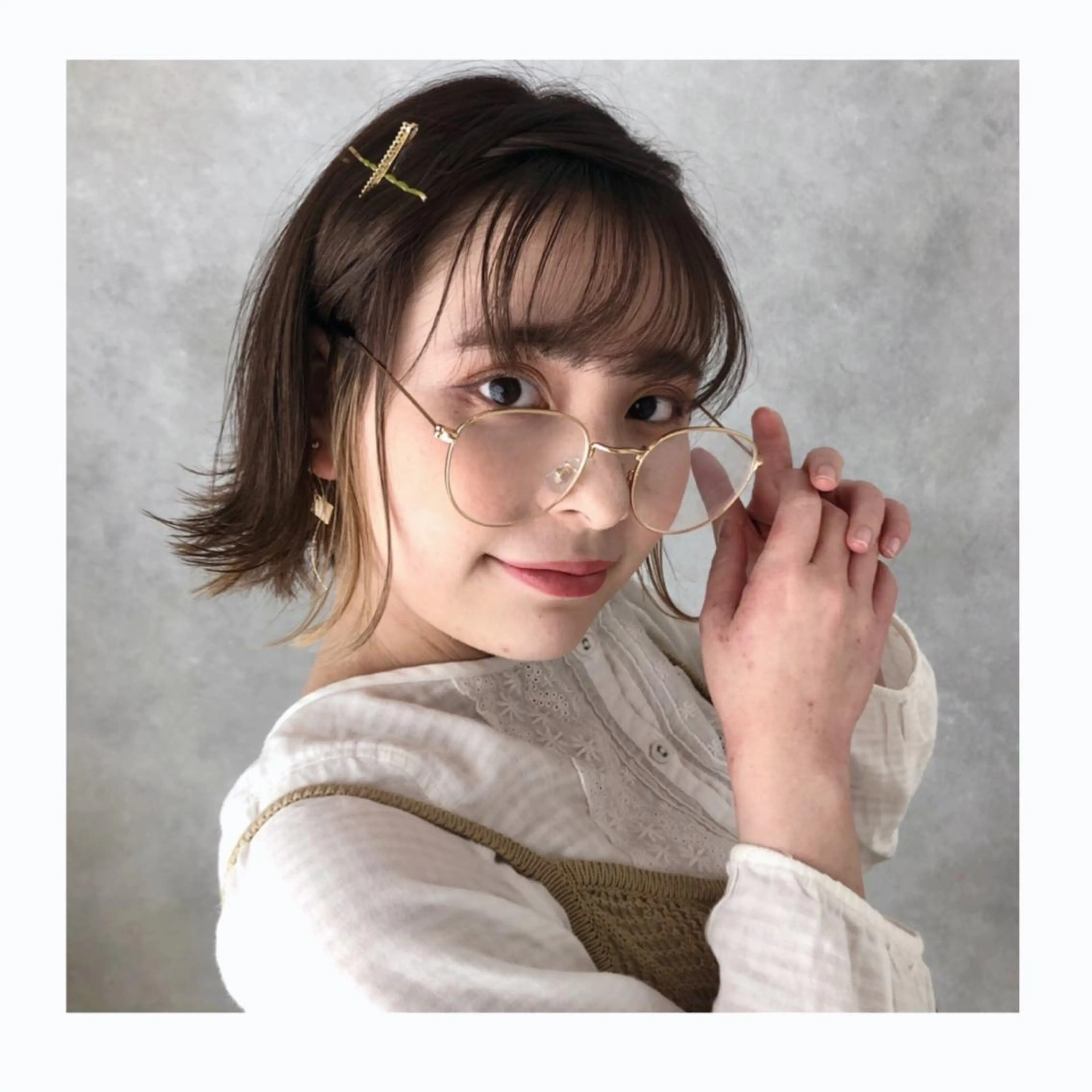 ミディアム カラー インナーカラー ヘアカラー ❁⃘ ち だ り さ ❁⃘のヘアスタイル