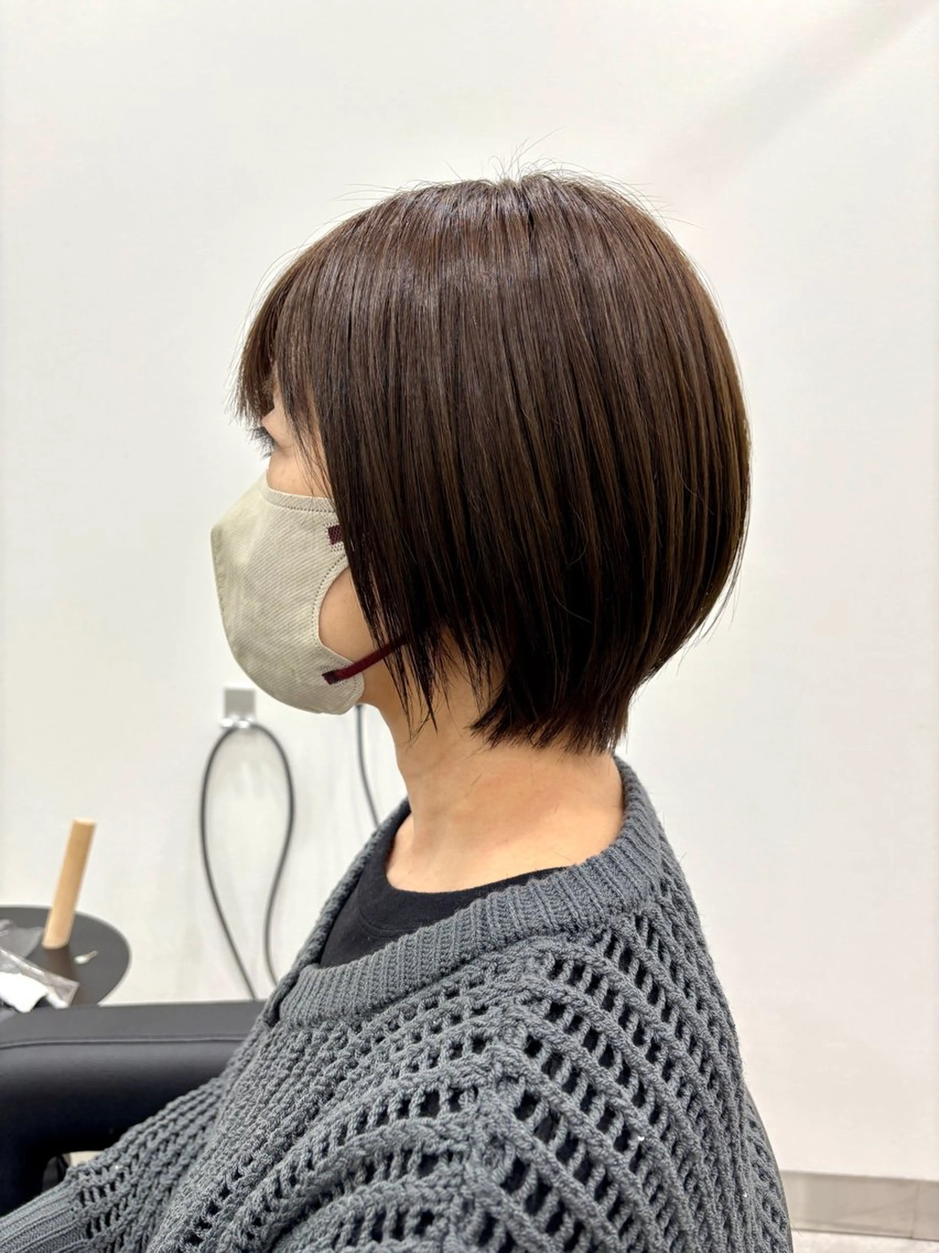 ショート カラー ブリーチ ケアブリーチ ボブ 韓国風ヘア レイヤーカット カット ヘアカラー トリートメント 💝似合わせカット& カラーＵｒｕｎａ💝のヘアスタイル