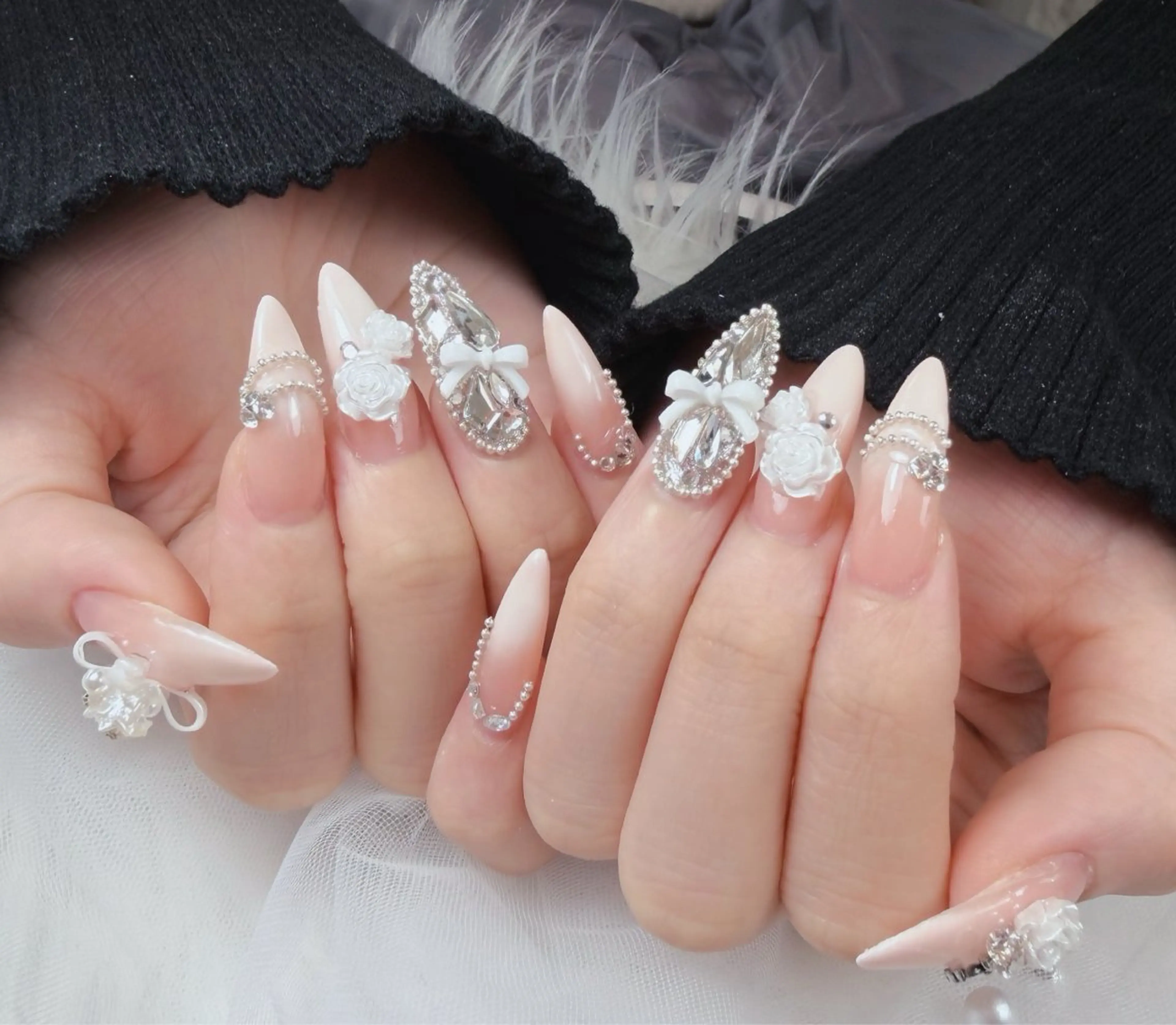 ネイル チークネイル フレンチネイル グラデーション キラキラネイル 韓国ネイル ハンドネイル HIKARI HANA NAIL所属・HIKARIHANA NAILのその他イメージ