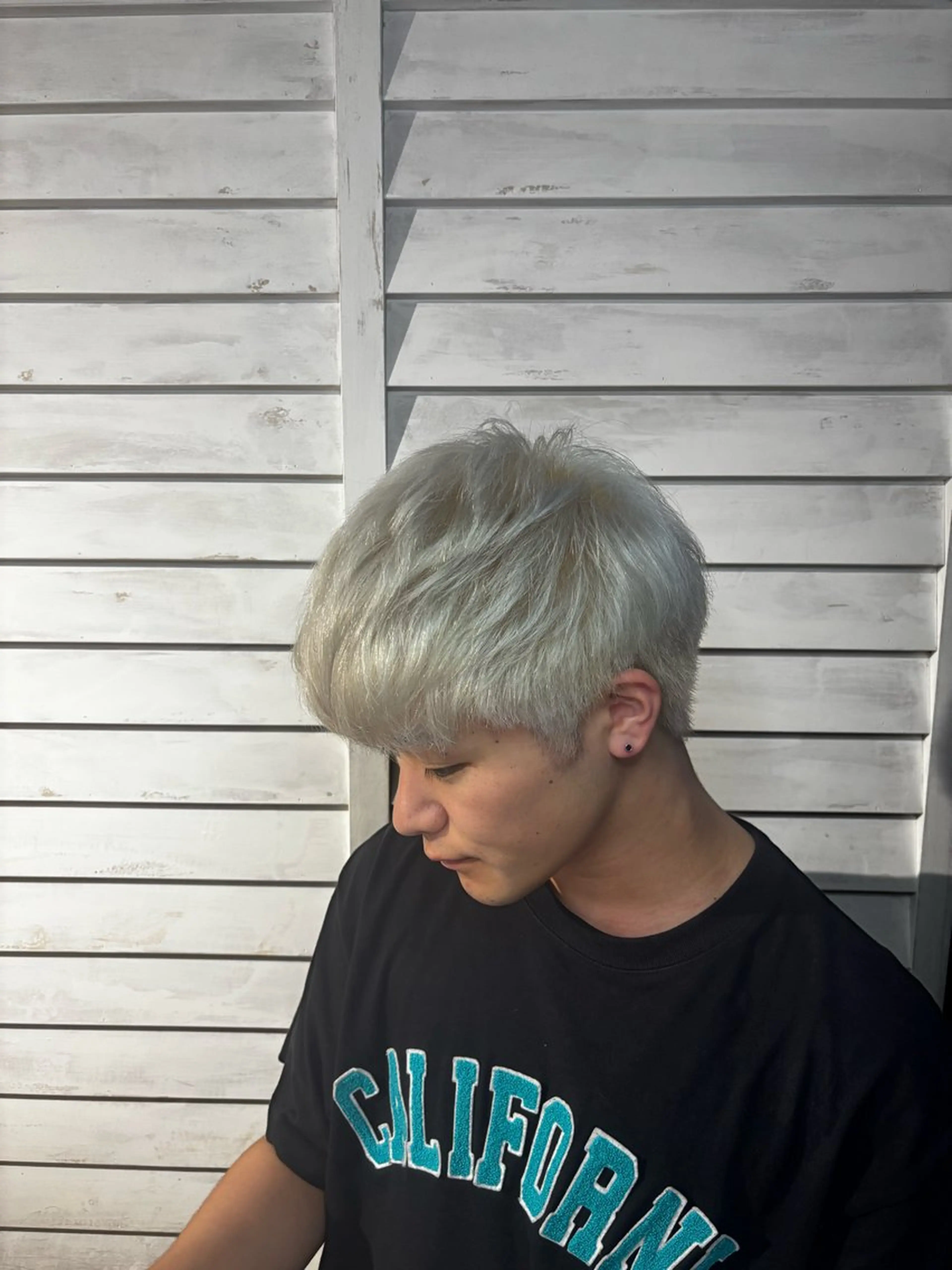 ショート カラー メンズ パーマ特化🌀 ナカムラカイオウ🌎のヘアスタイル