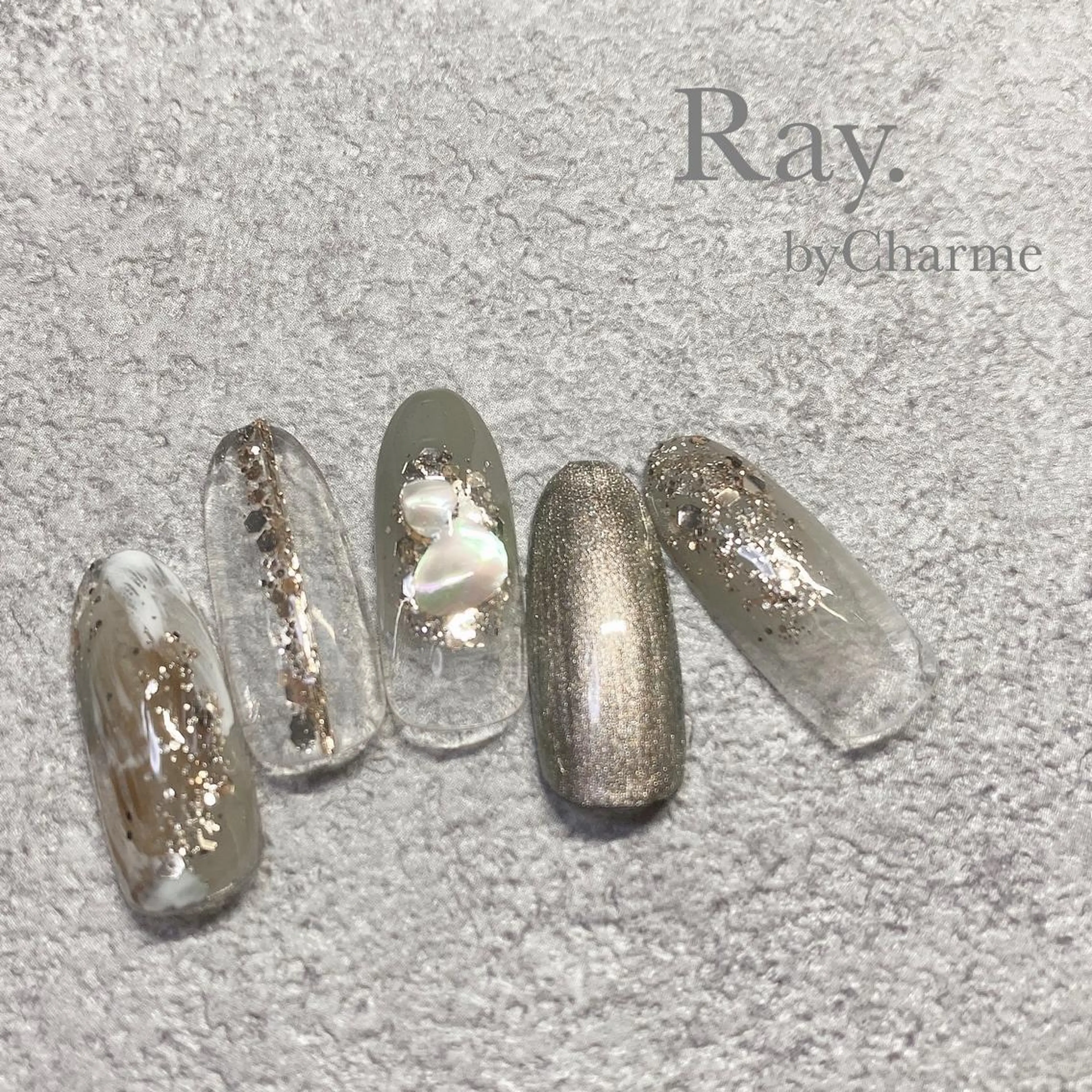 ネイル Ray. /綺麗目ニュアンスのネイルデザイン