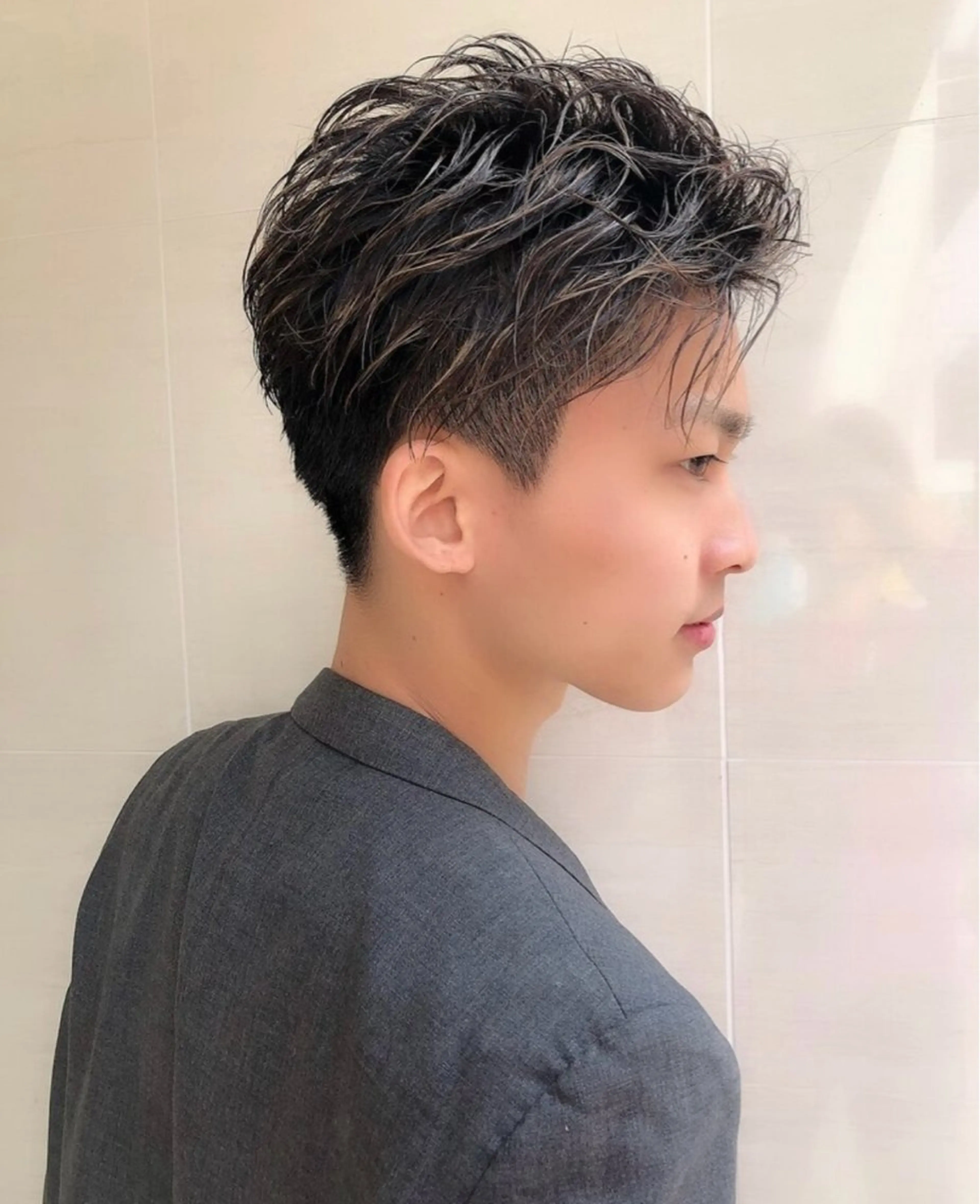 メンズ 尾前 了守のヘアスタイル