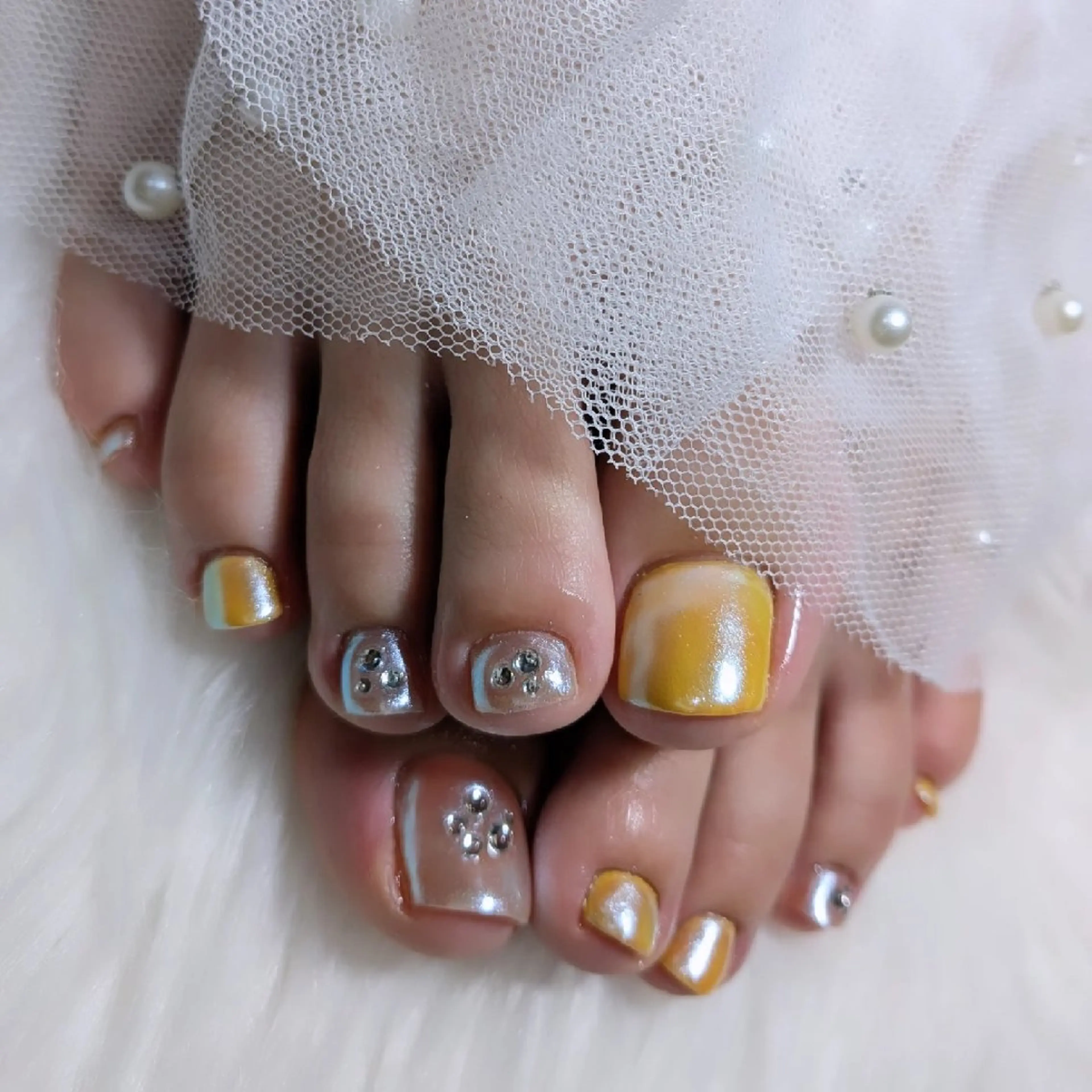 ショート フットネイル salon  Liange所属・Liange YUのネイルデザイン