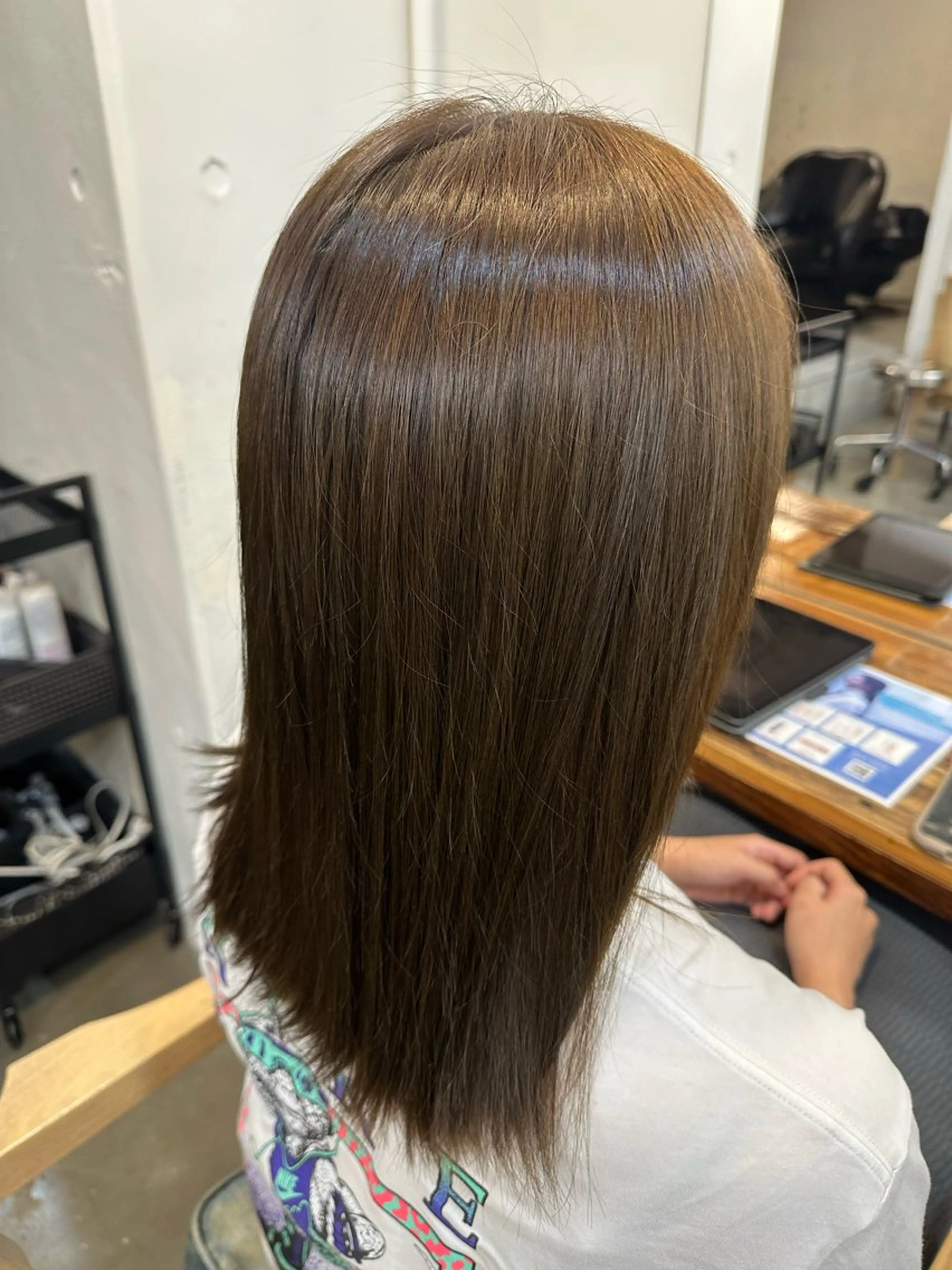 セミロング カラー カットモデル募集中/ たなかはやとのヘアスタイル