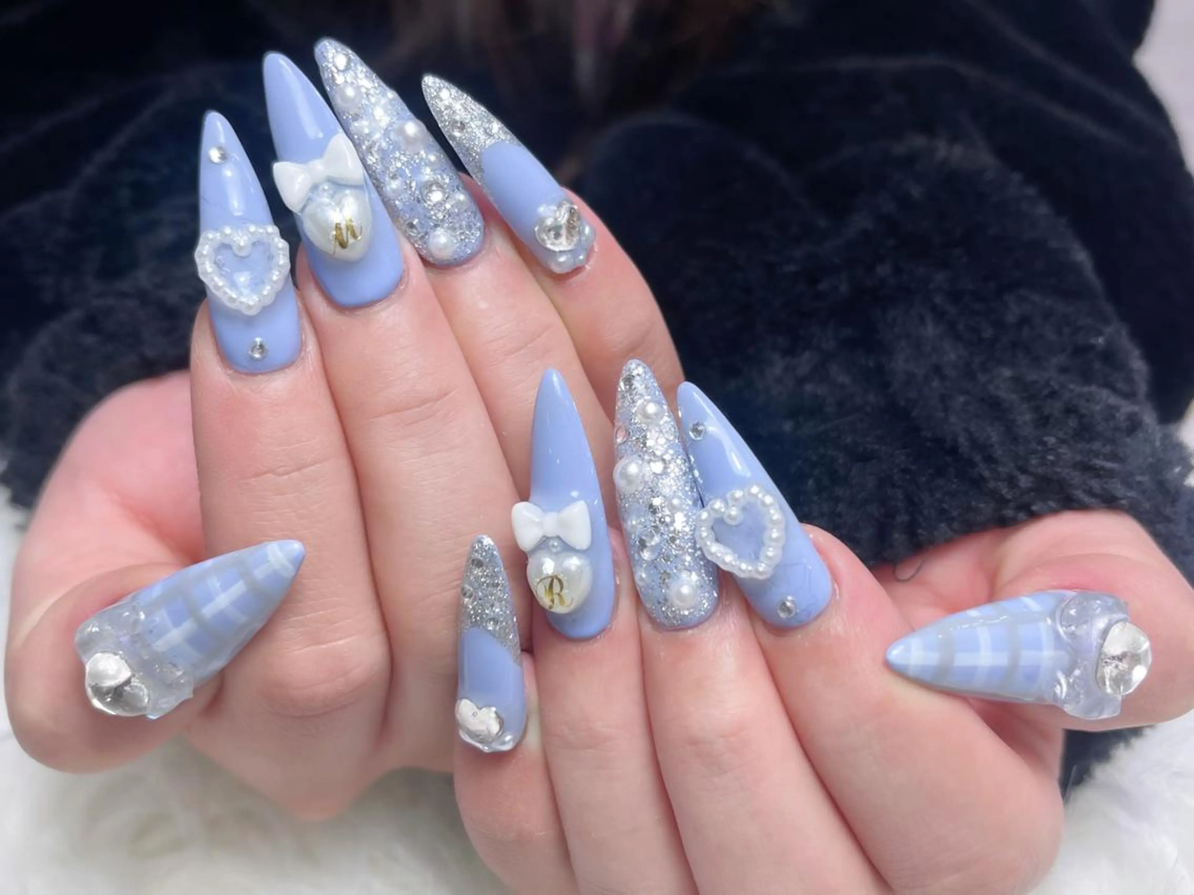 ネイル ロングネイル Elegantbea utyナナコのネイルデザイン