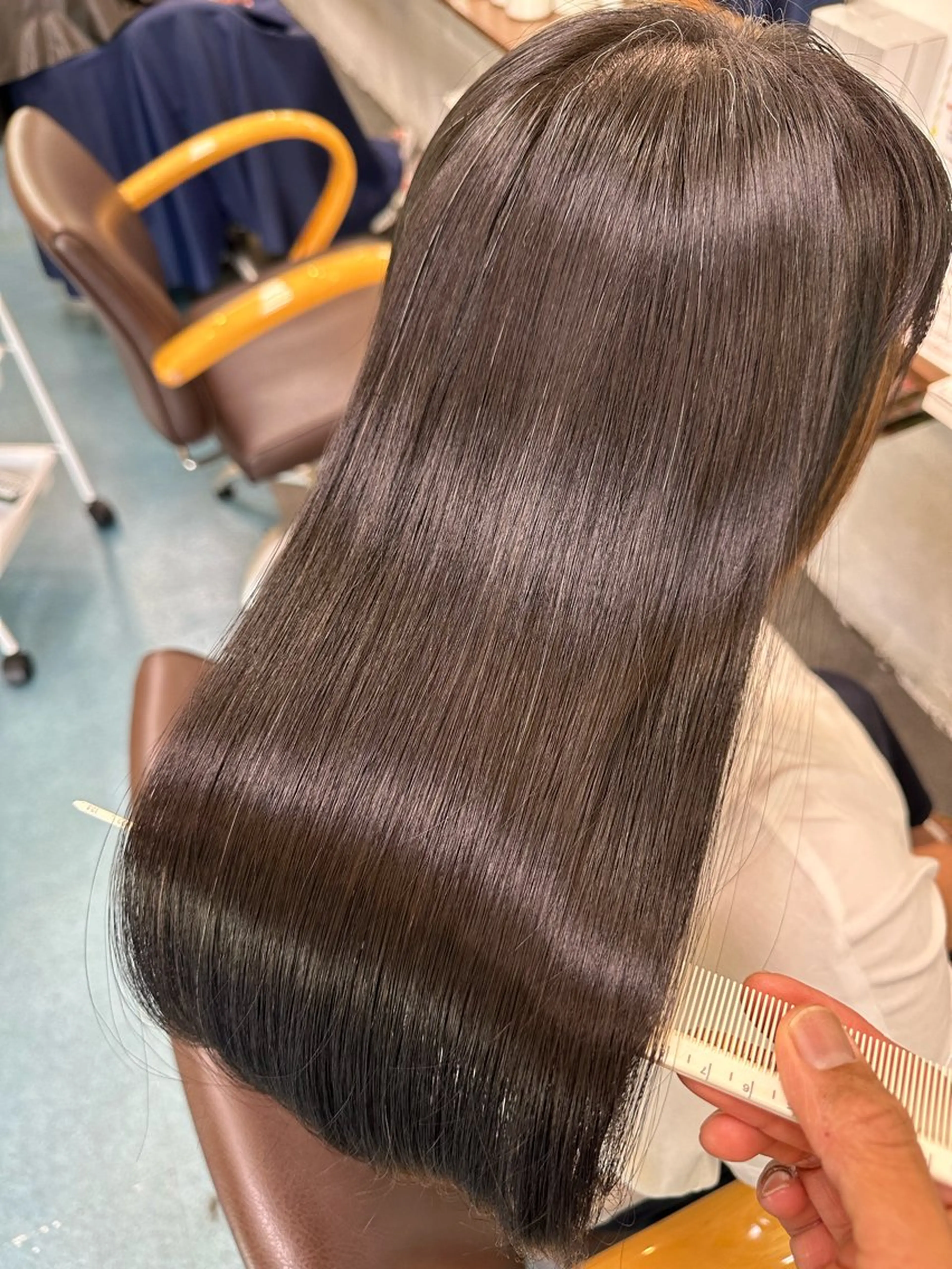 ロング 髪質改善 カット ヘアカラー トリートメント 【髪質改善】に特化 オリーブオイルクラブのヘアスタイル