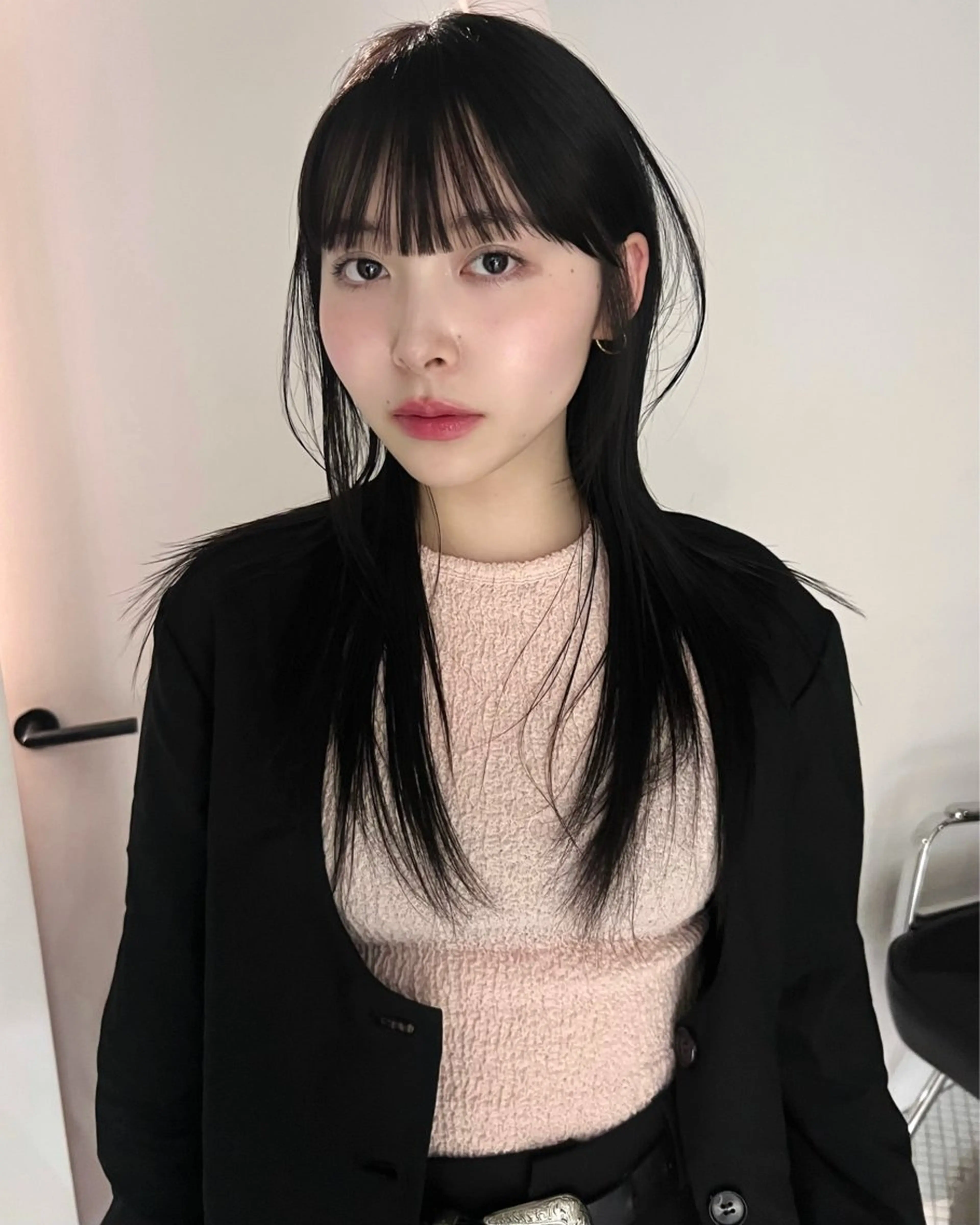 ロング レイヤーカット 丹治 一輝のヘアスタイル