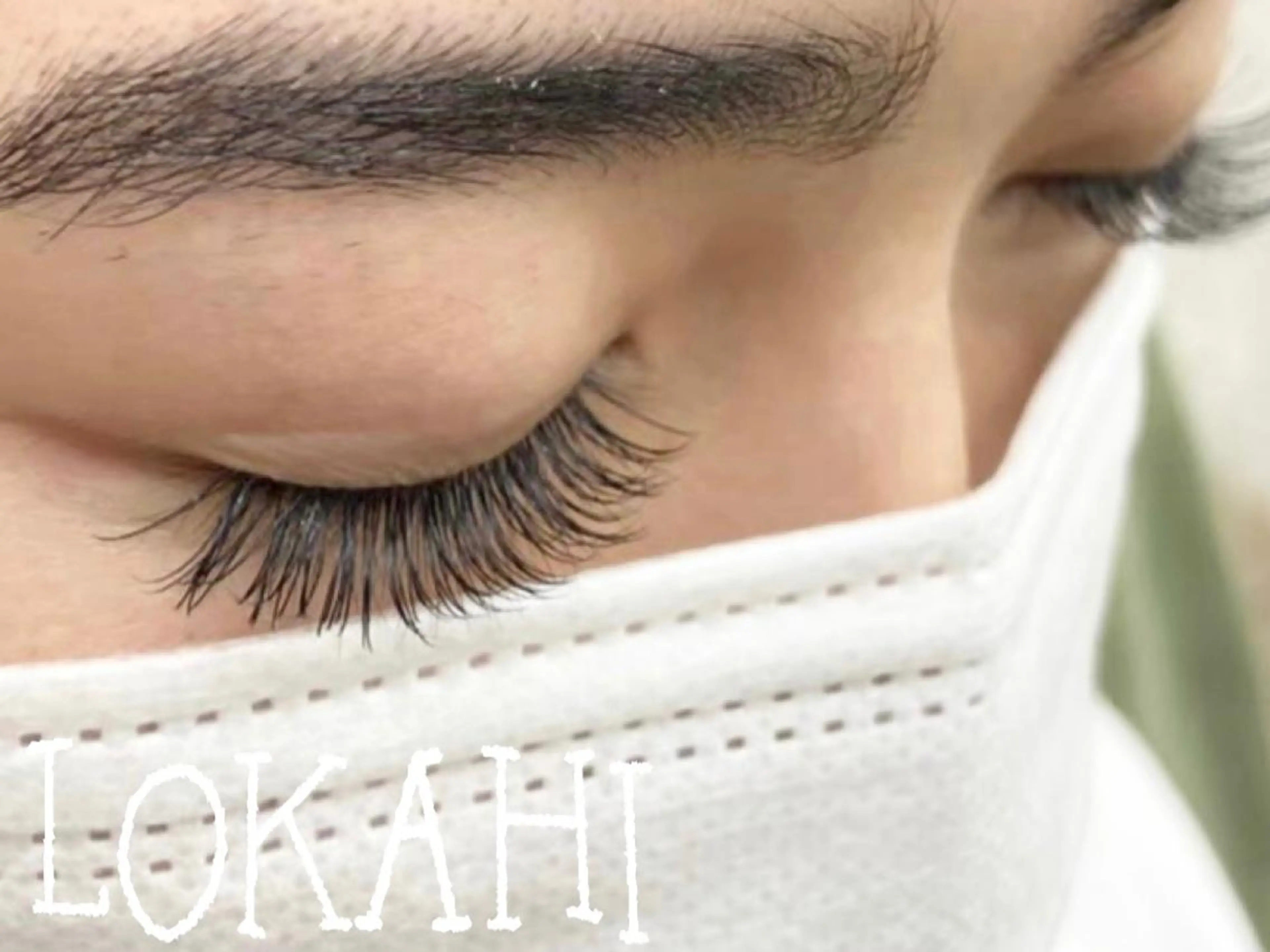マツエク・マツパ フラットラッシュ LOKAHI HIRAIのマツエク・マツパデザイン