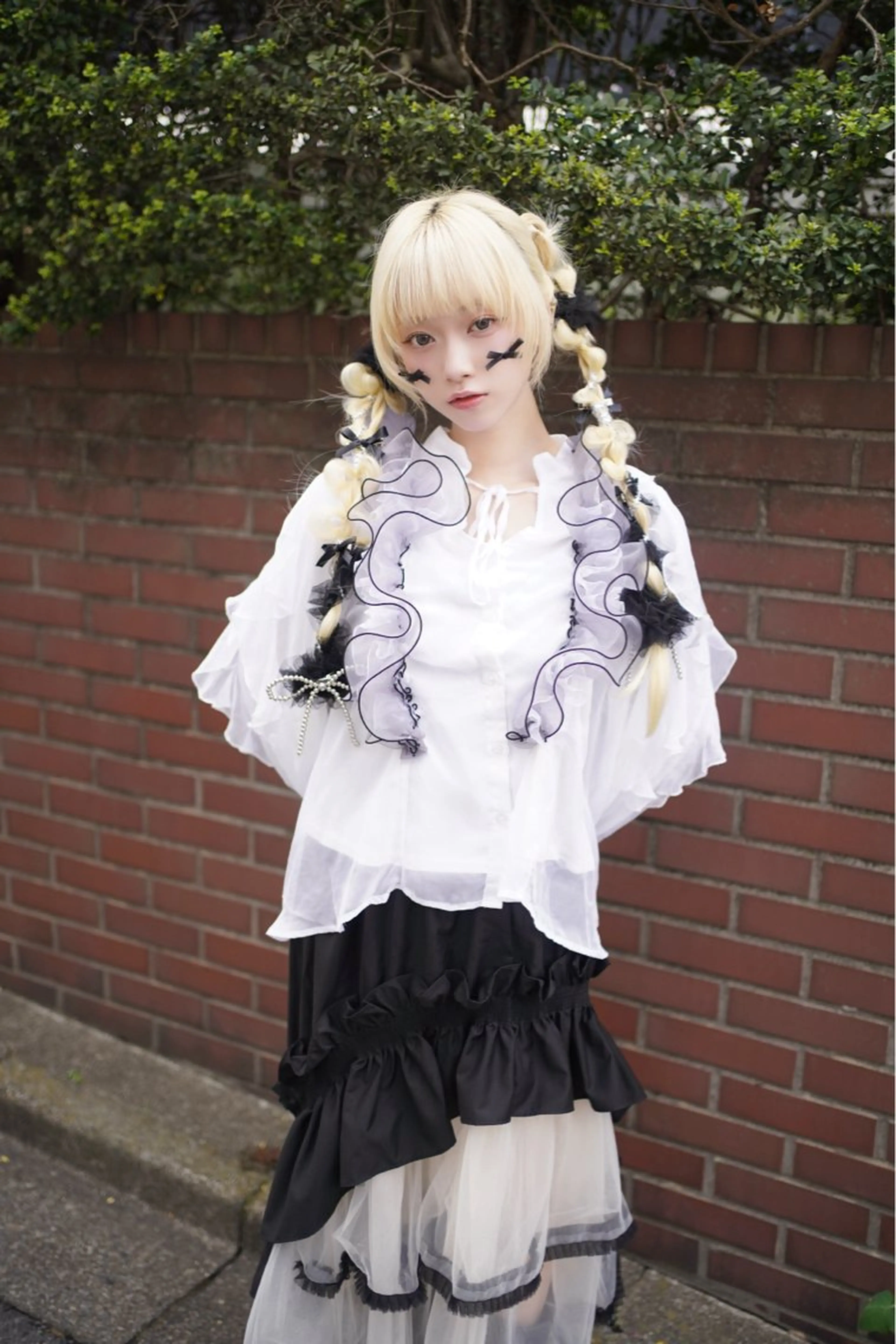 ヘアセット/撮影の写真