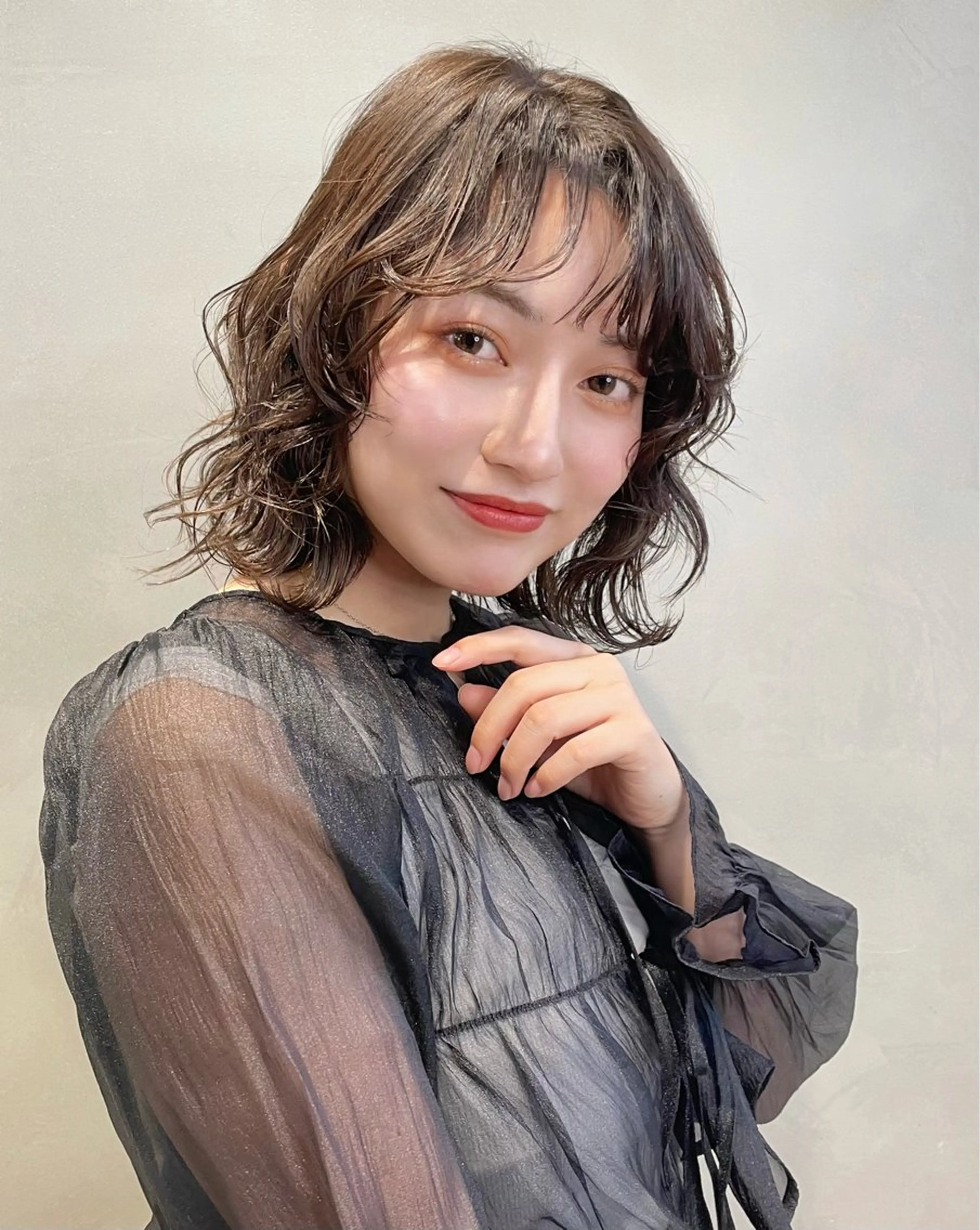 【平日、日曜日限定】カット＋パーマ(うる艶トリートメント付き🫧)(カット/パーマ/カット・パーマモデル/浦和)の写真