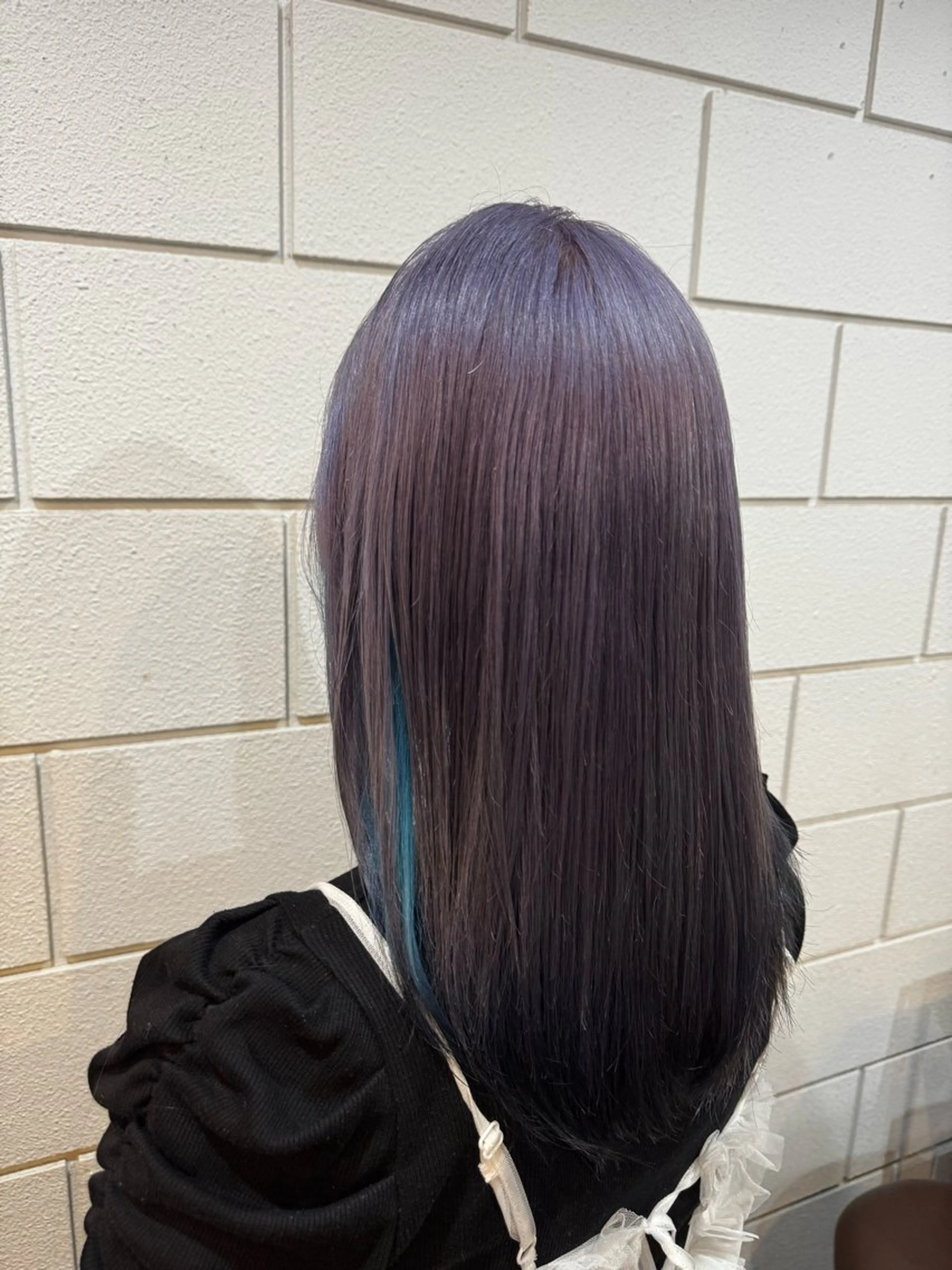 ロング カラー ヘアカラー 透け感/ハイトーン/ レイヤー/小山田のヘアスタイル