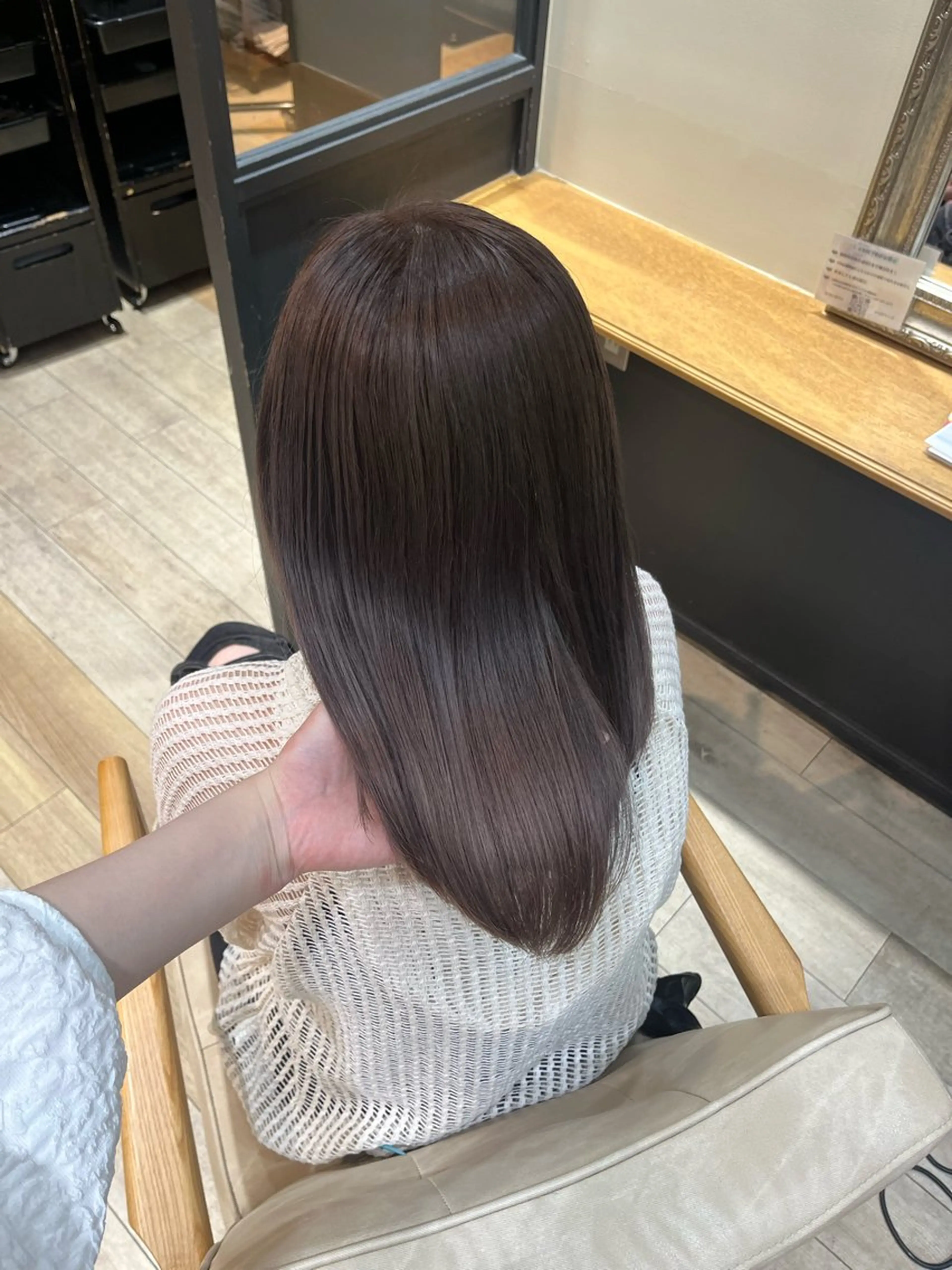 セミロング ヘアカラー みゆ/カラー モデル募集中🎀🤍のヘアスタイル