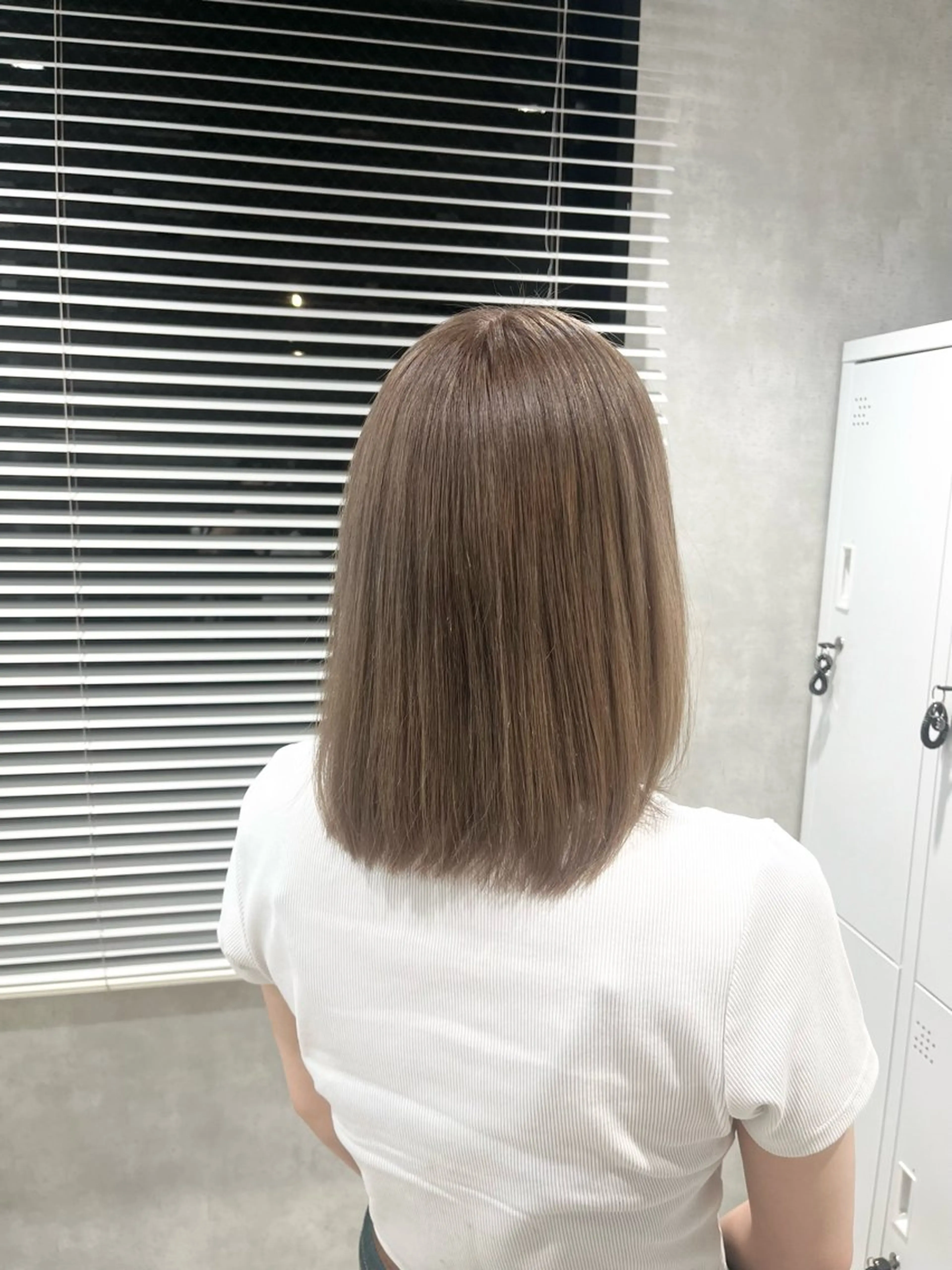 ミディアム ヘアカラー トリートメント Kawai Yuzukiのヘアスタイル