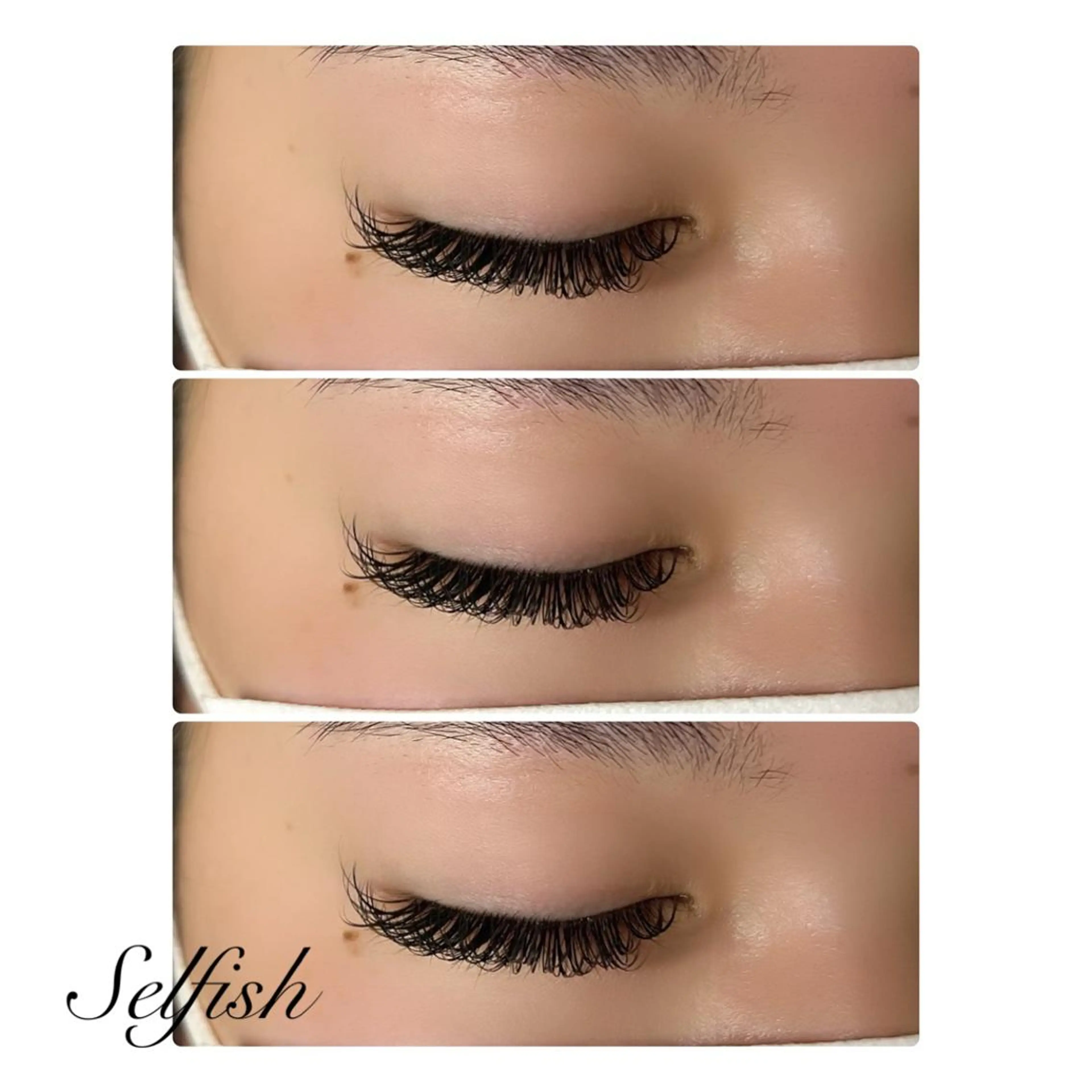 マツエク・マツパ 付け放題 フラットラッシュ マツエク eyelashsalonSelfish所属・. Selfishのマツエク・マツパデザイン
