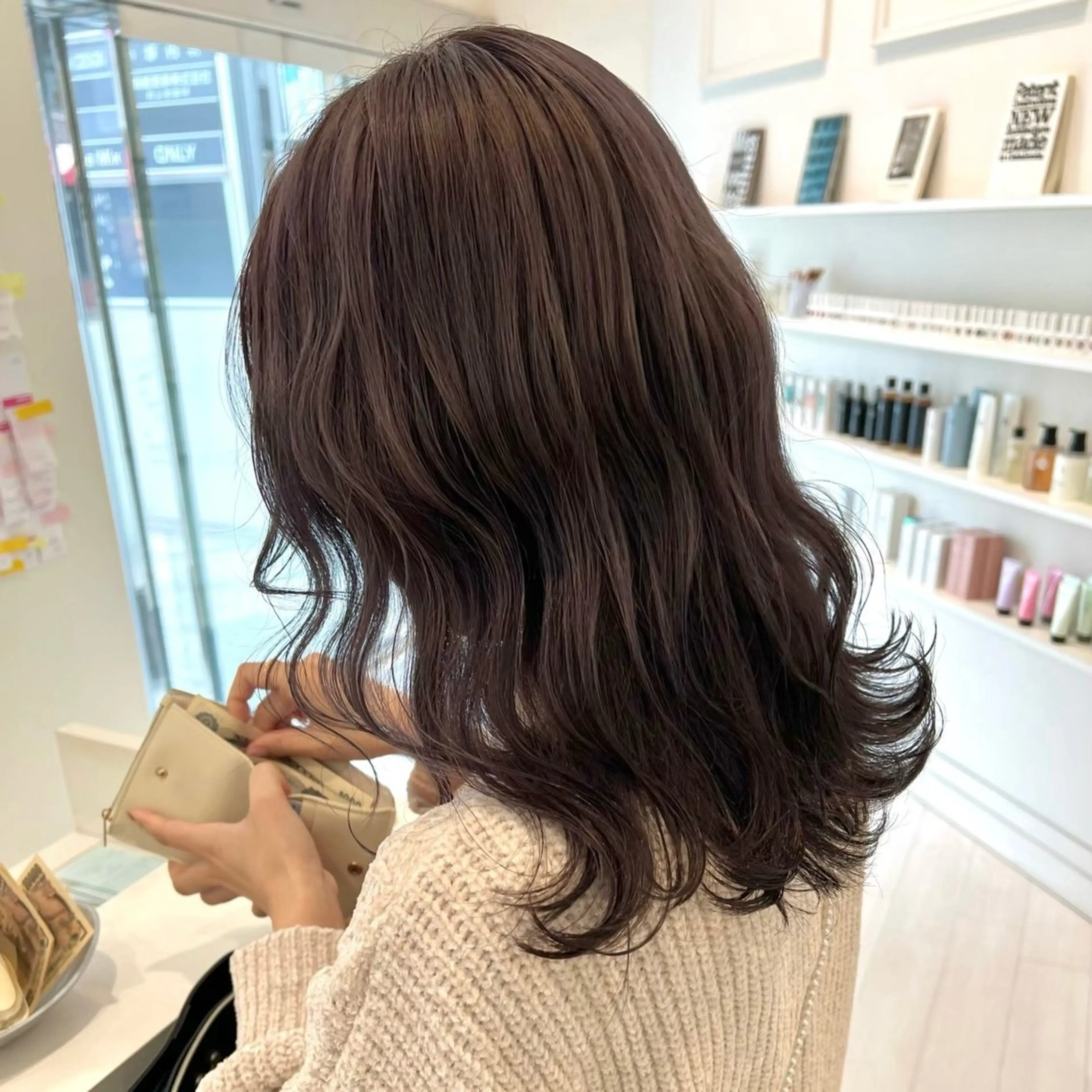 ミディアム カラー ParveMix 🩶🫧入江 香名のヘアスタイル