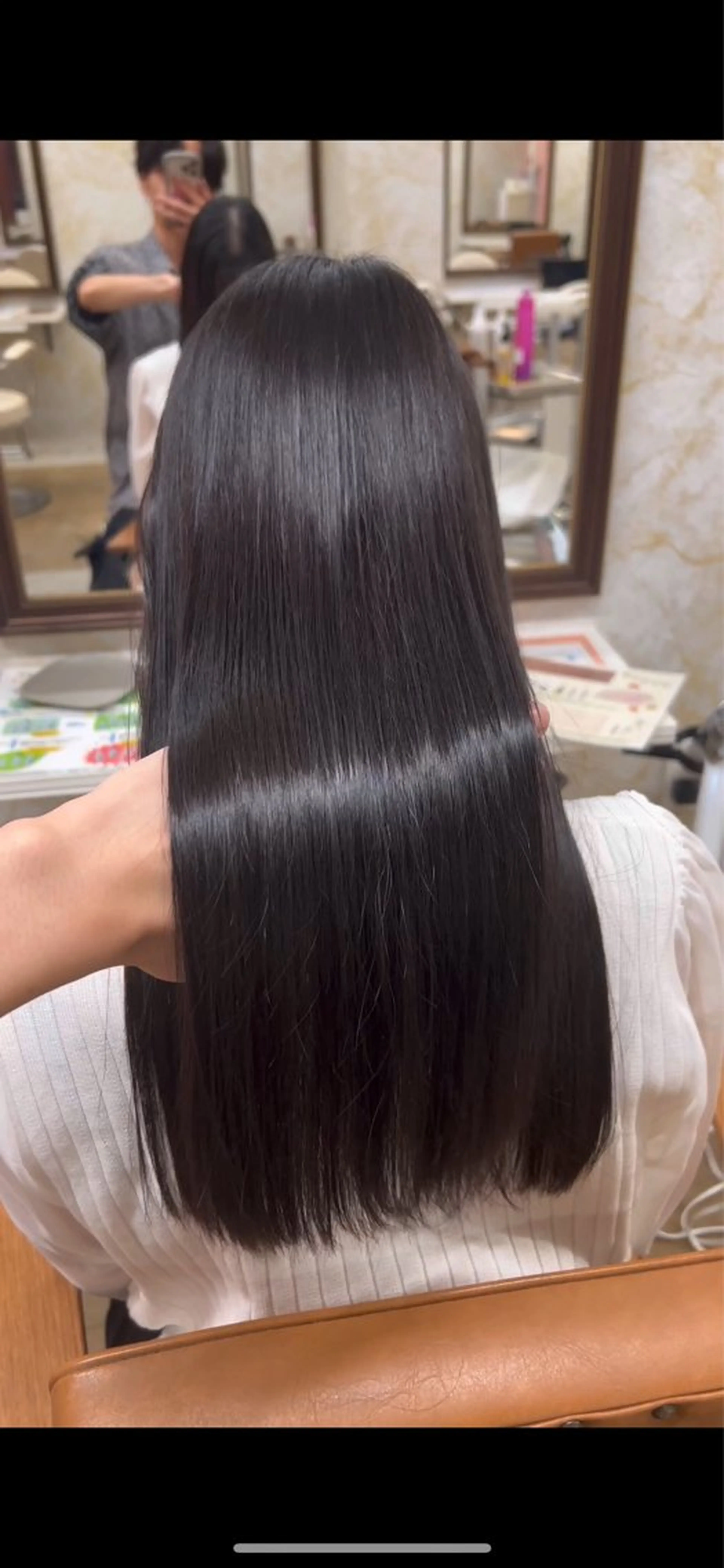 ロング 縮毛矯正 トリートメント 髪質改善特化💫 韓国ヘアAyumuのヘアスタイル