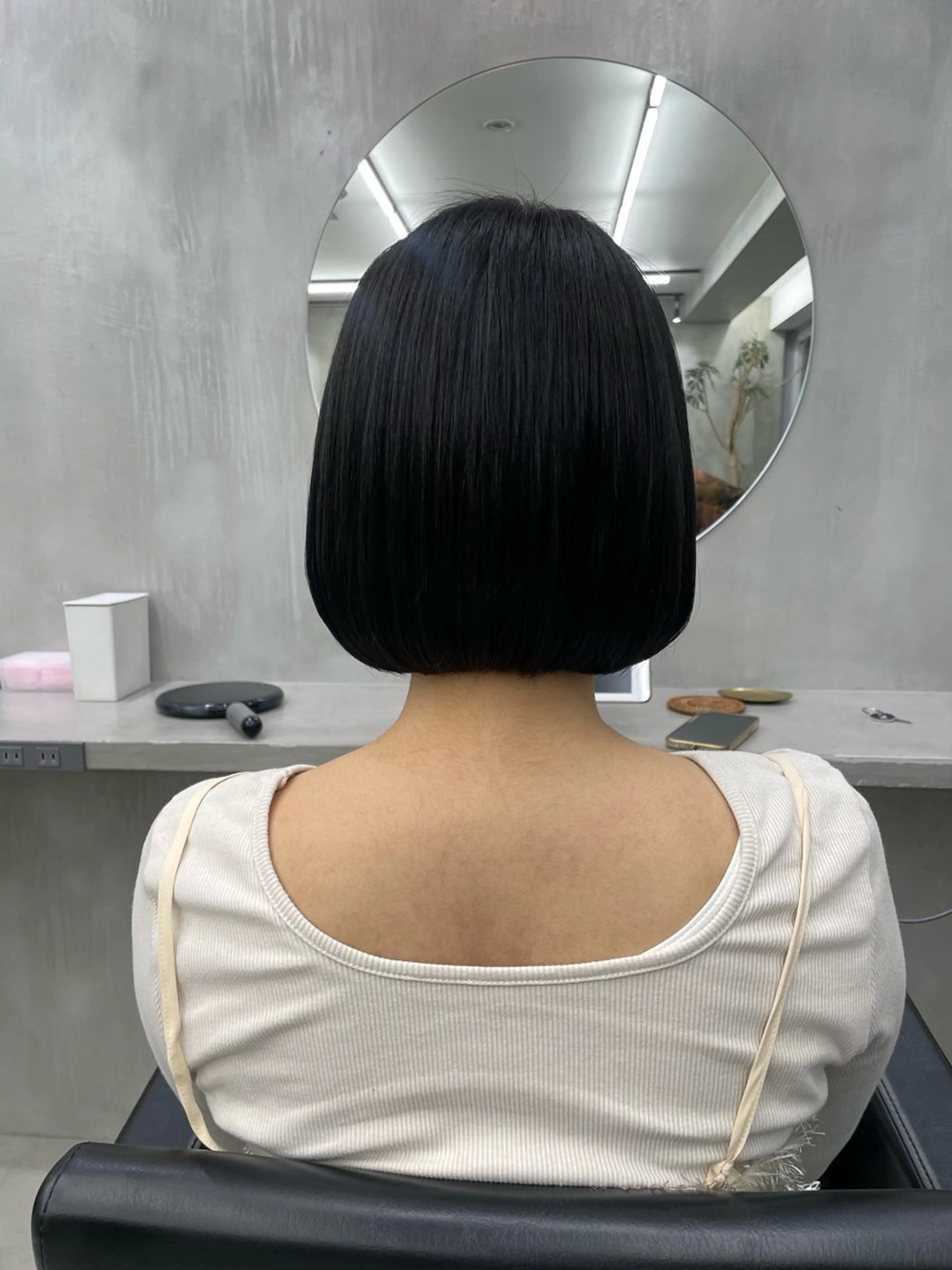 ミディアム 縮毛矯正 🐰ほのか /透明感カラーのヘアスタイル