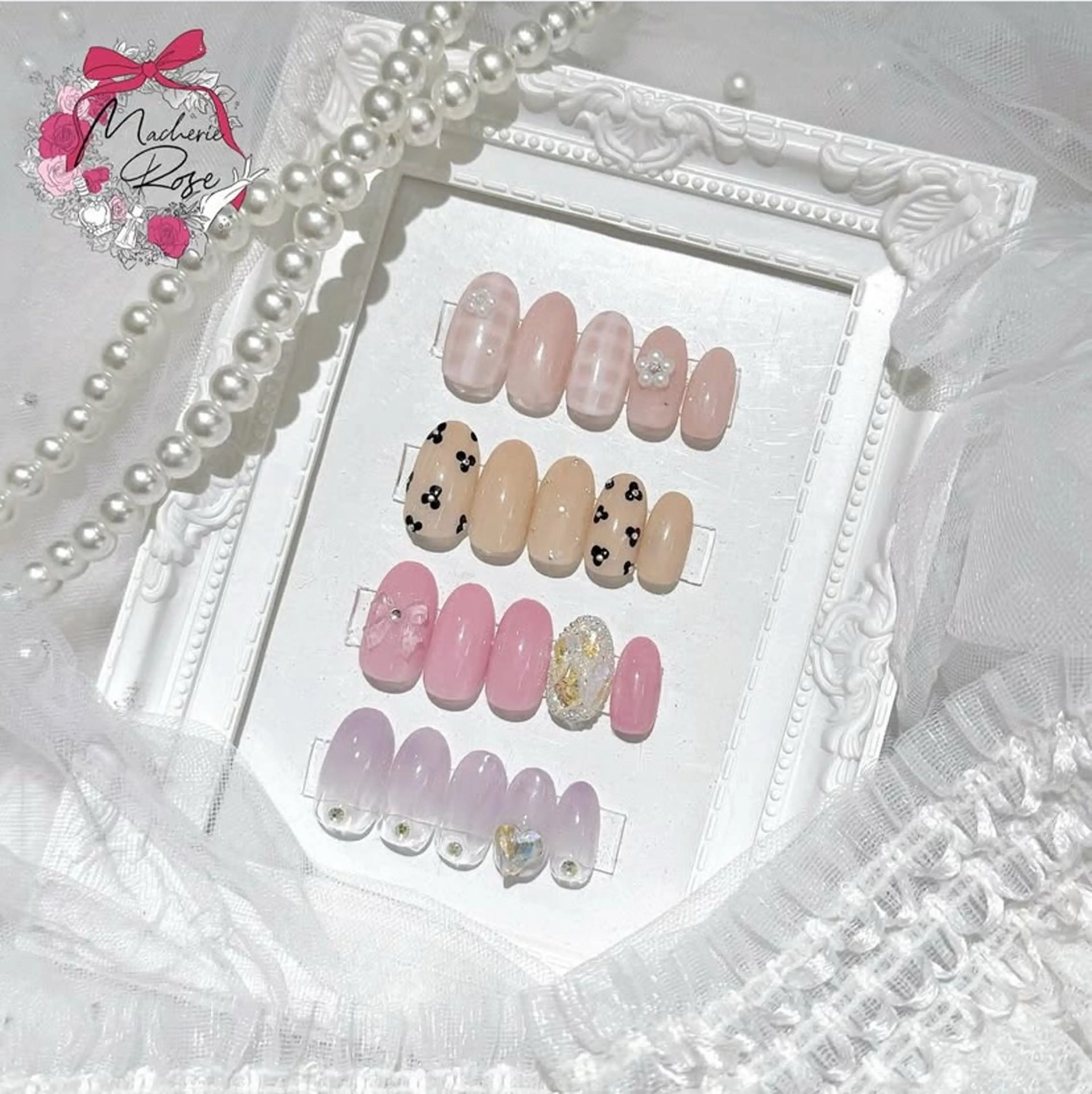 ネイル ハンドネイル マシェリローズ所属・Macherie Roseのネイルデザイン