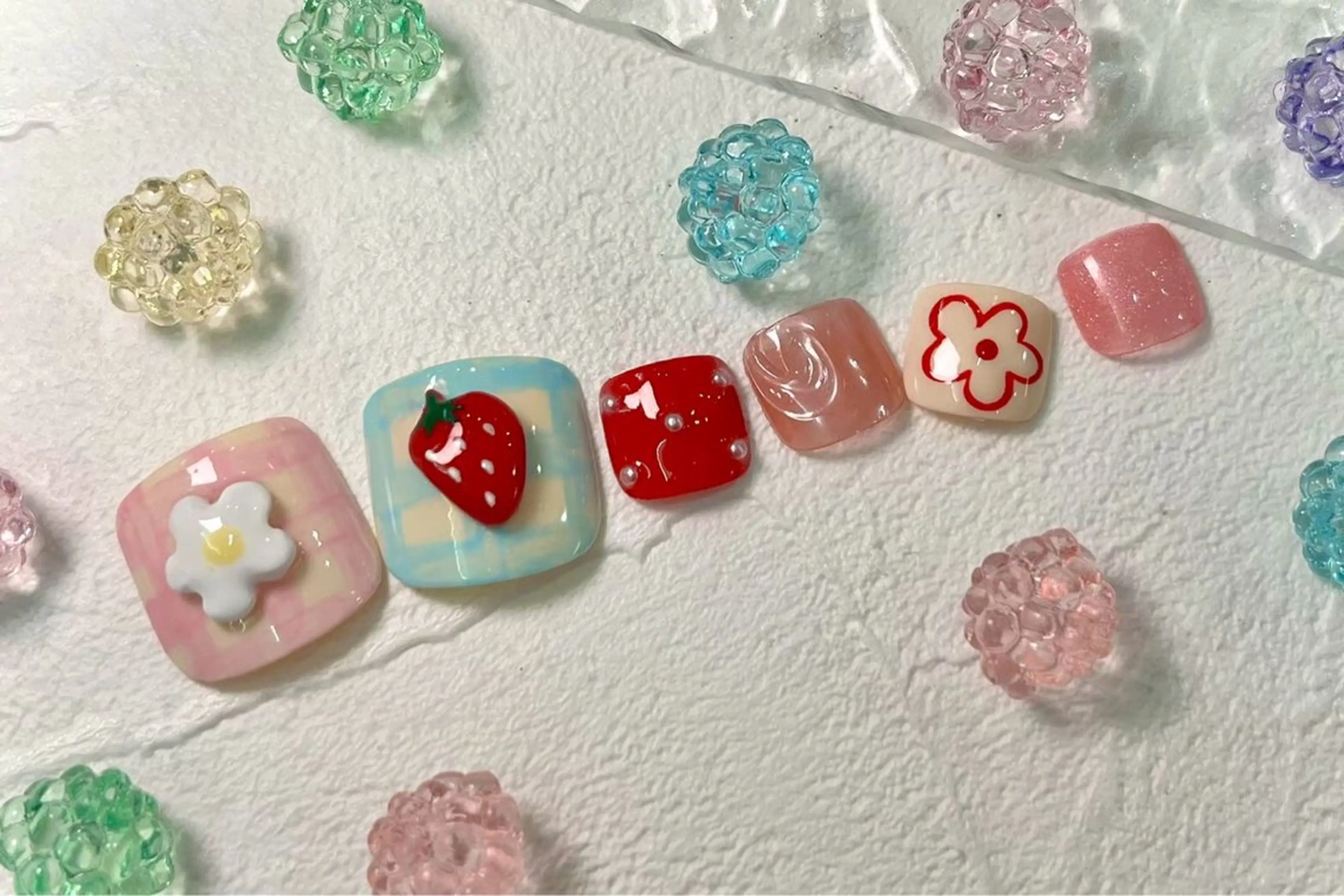 【オフあり】foot🌈🎀定額デザイン🎀🌈の写真