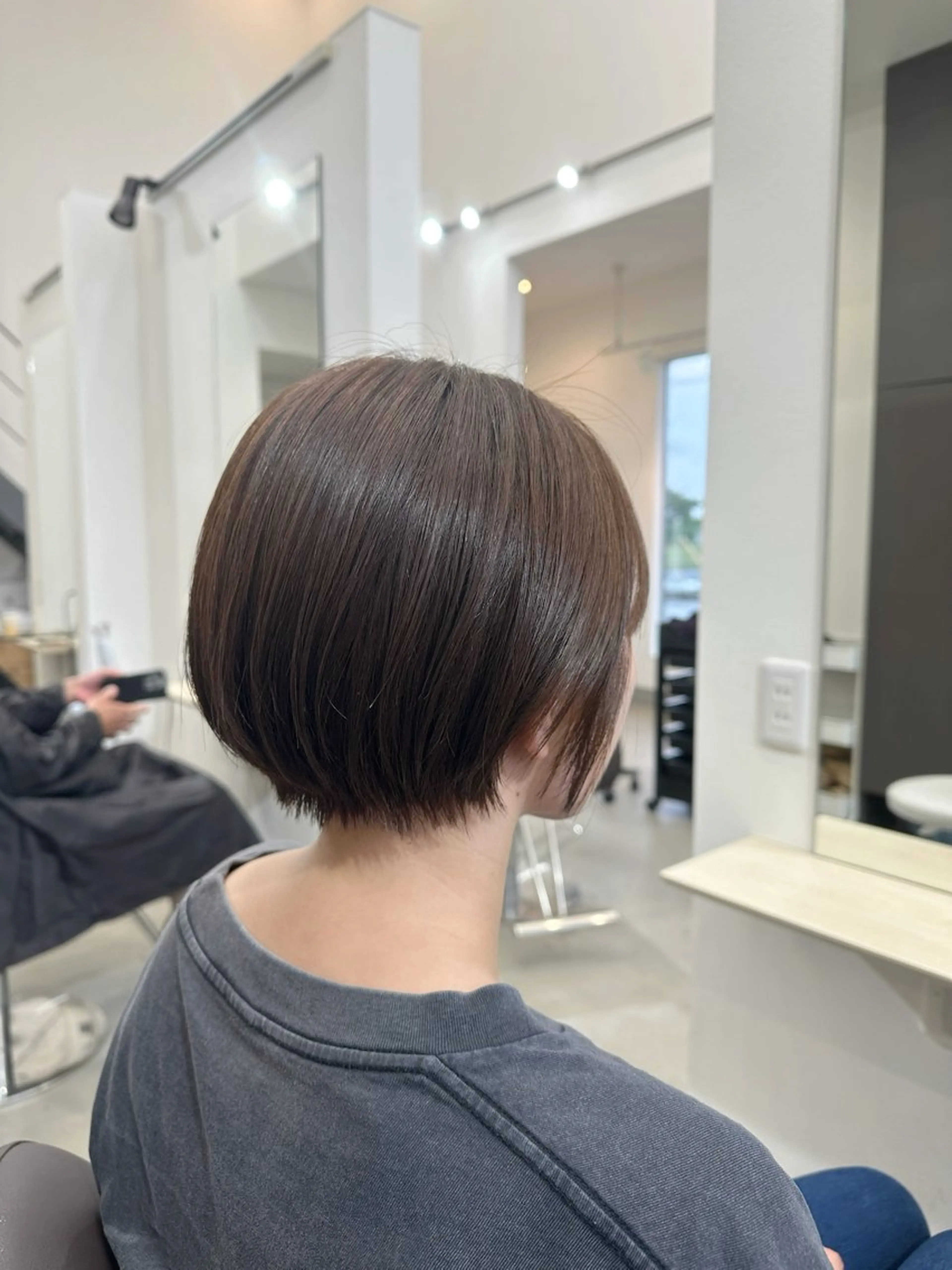 ショート ショートボブ ボブ ショートヘア カット ヘアカラー トリートメント 茂木 理紗のヘアスタイル