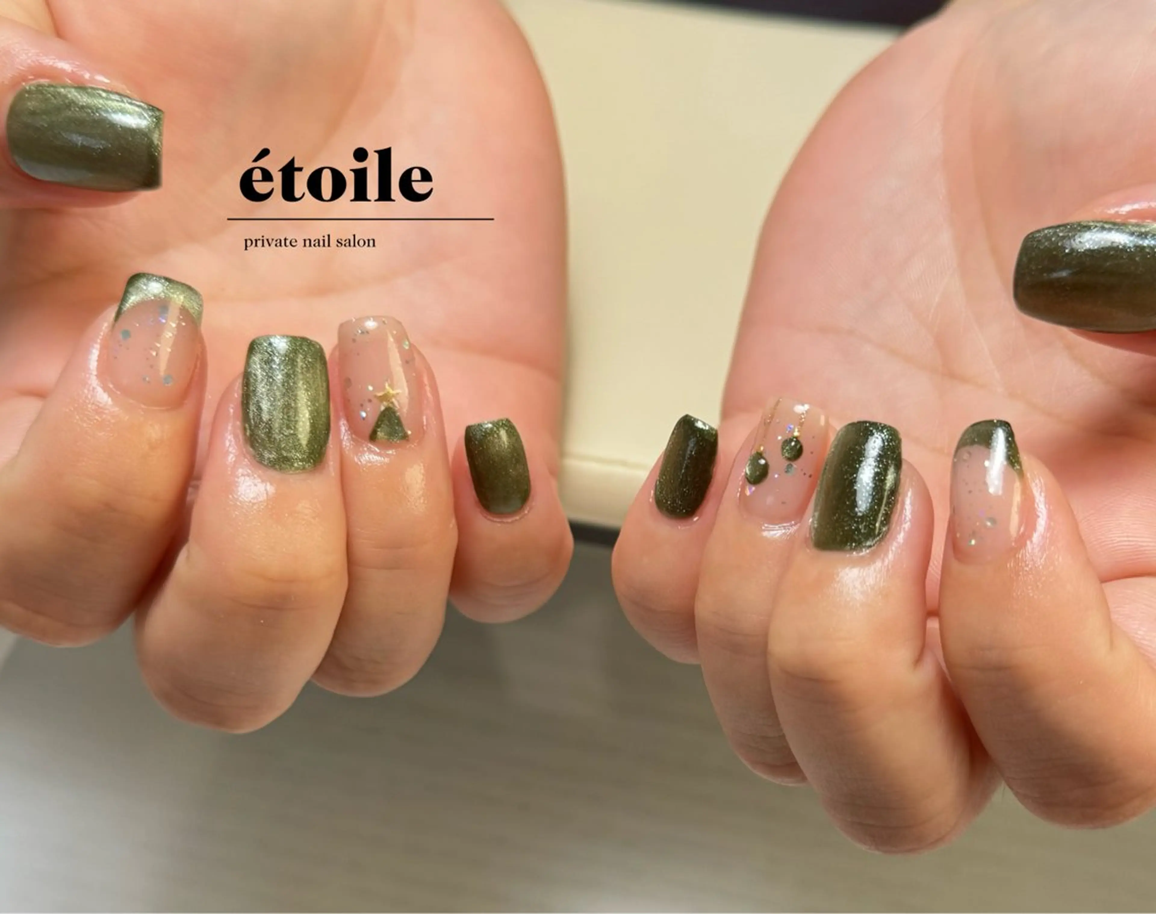 ネイル 冬ネイル クリスマス ハンドネイル étoile ｜ayaのネイルデザイン
