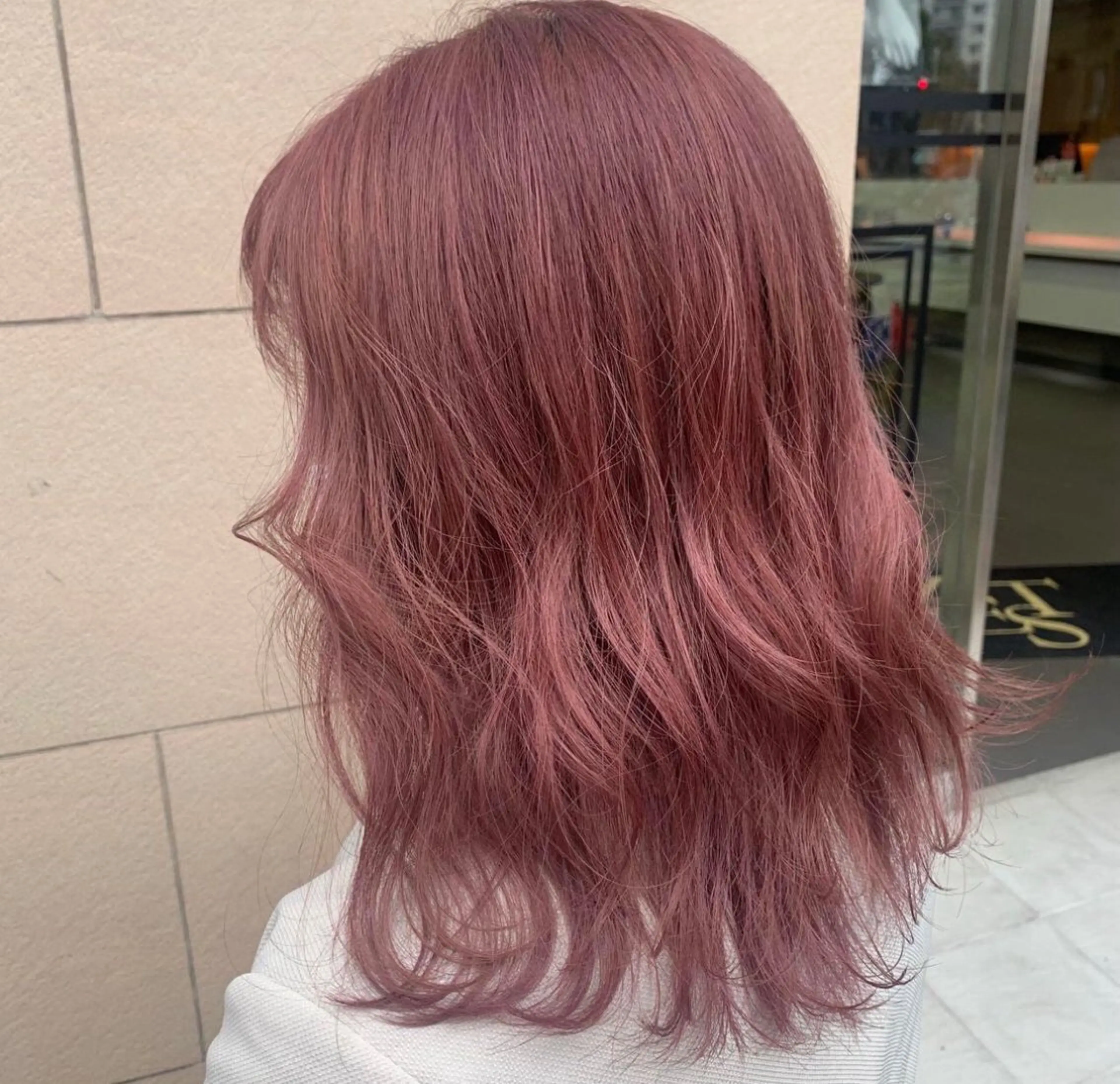 セミロング ヘアカラー 似合わせカット ▫️イチカ🌻のヘアスタイル