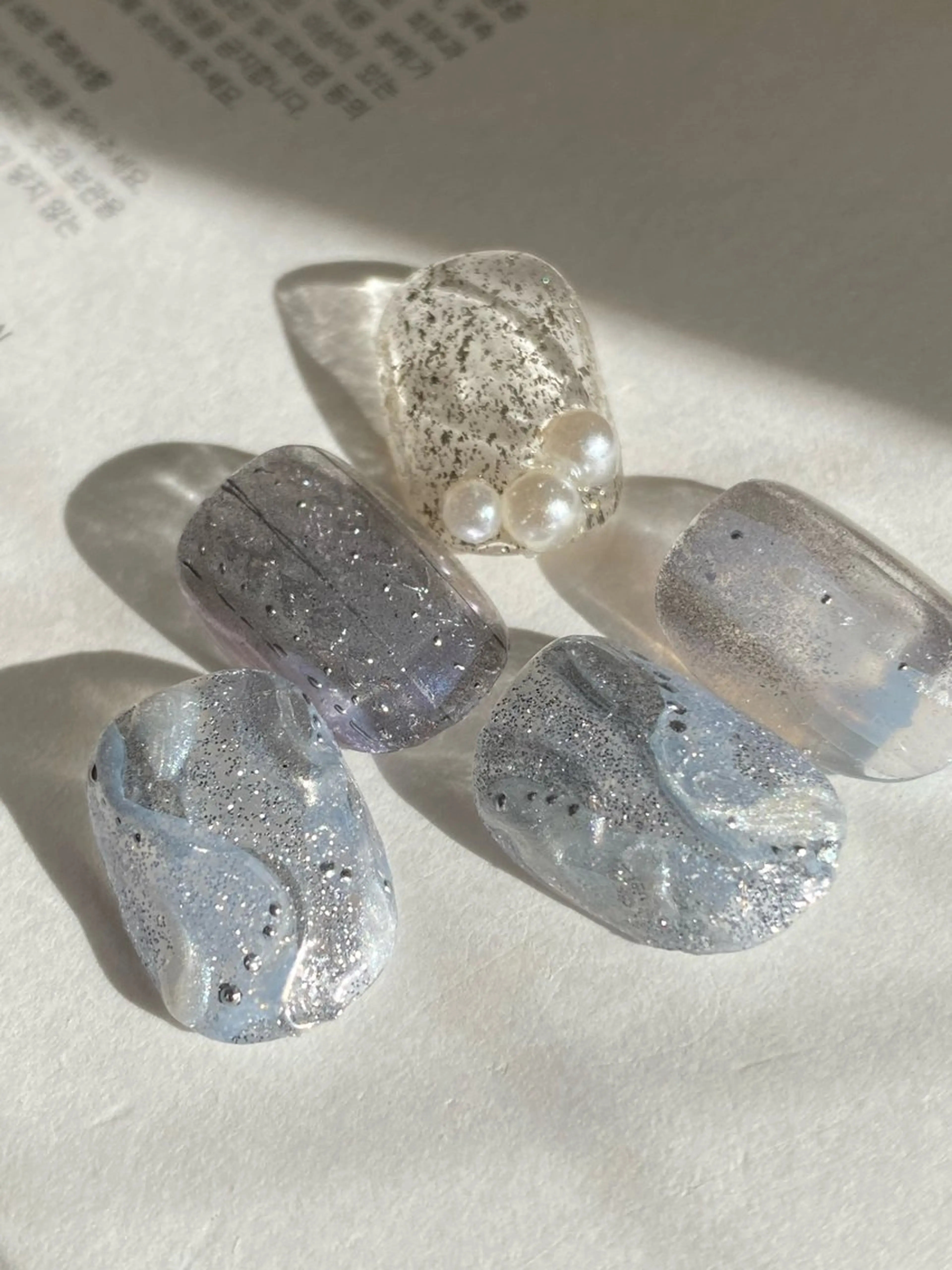 ネイル 成人式 フラッシュネイル フレンチネイル ジェルネイル マグネットネイル ハンドネイル 草加ニュアンスネイル 🌚hersのネイルデザイン