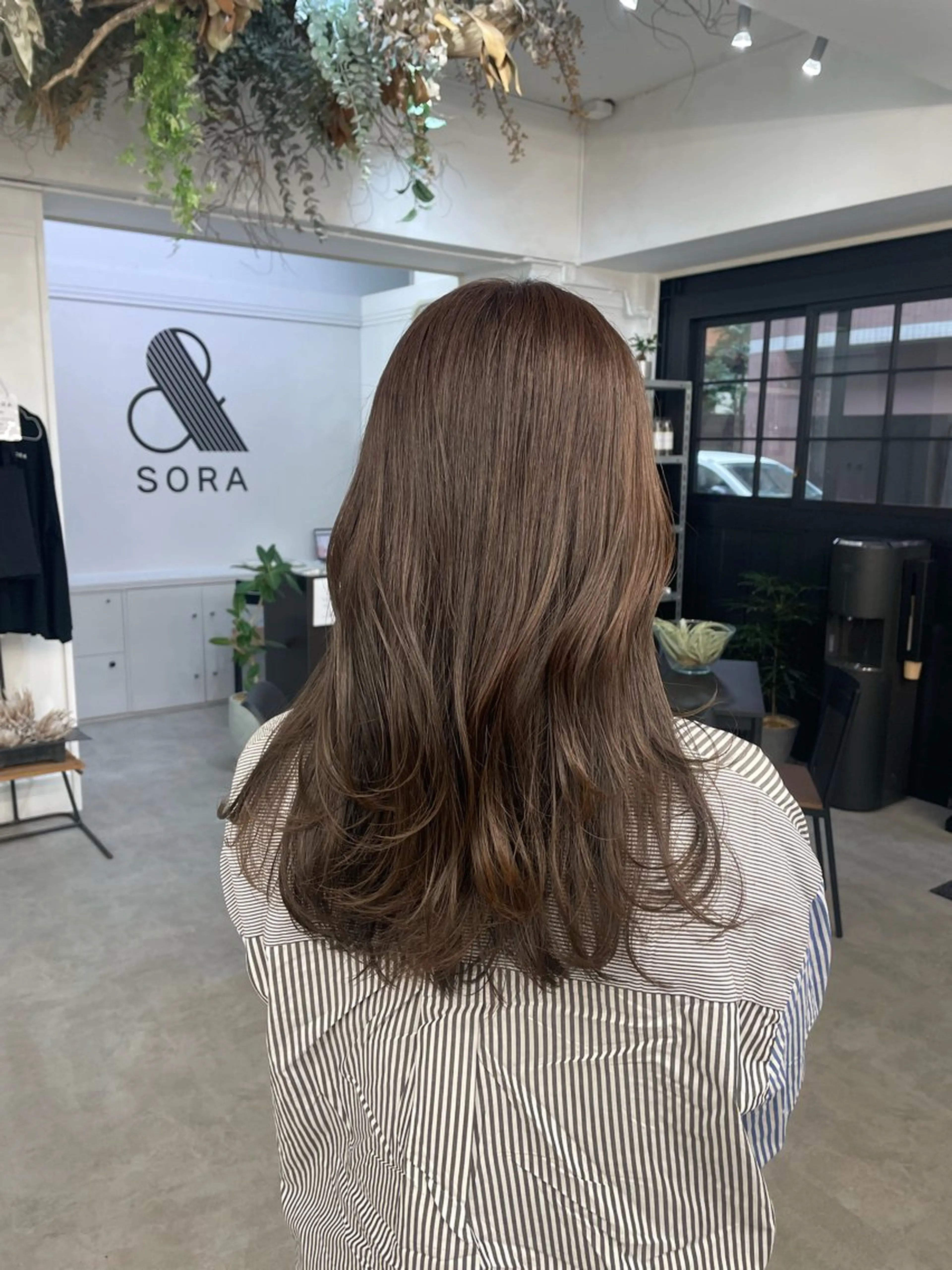 セミロング カラー アッシュ アッシュグレー アッシュグレージュ 透明感カラー グレージュ カット ヘアカラー ⚡️学芸大学 川上拓真⚡️のヘアスタイル