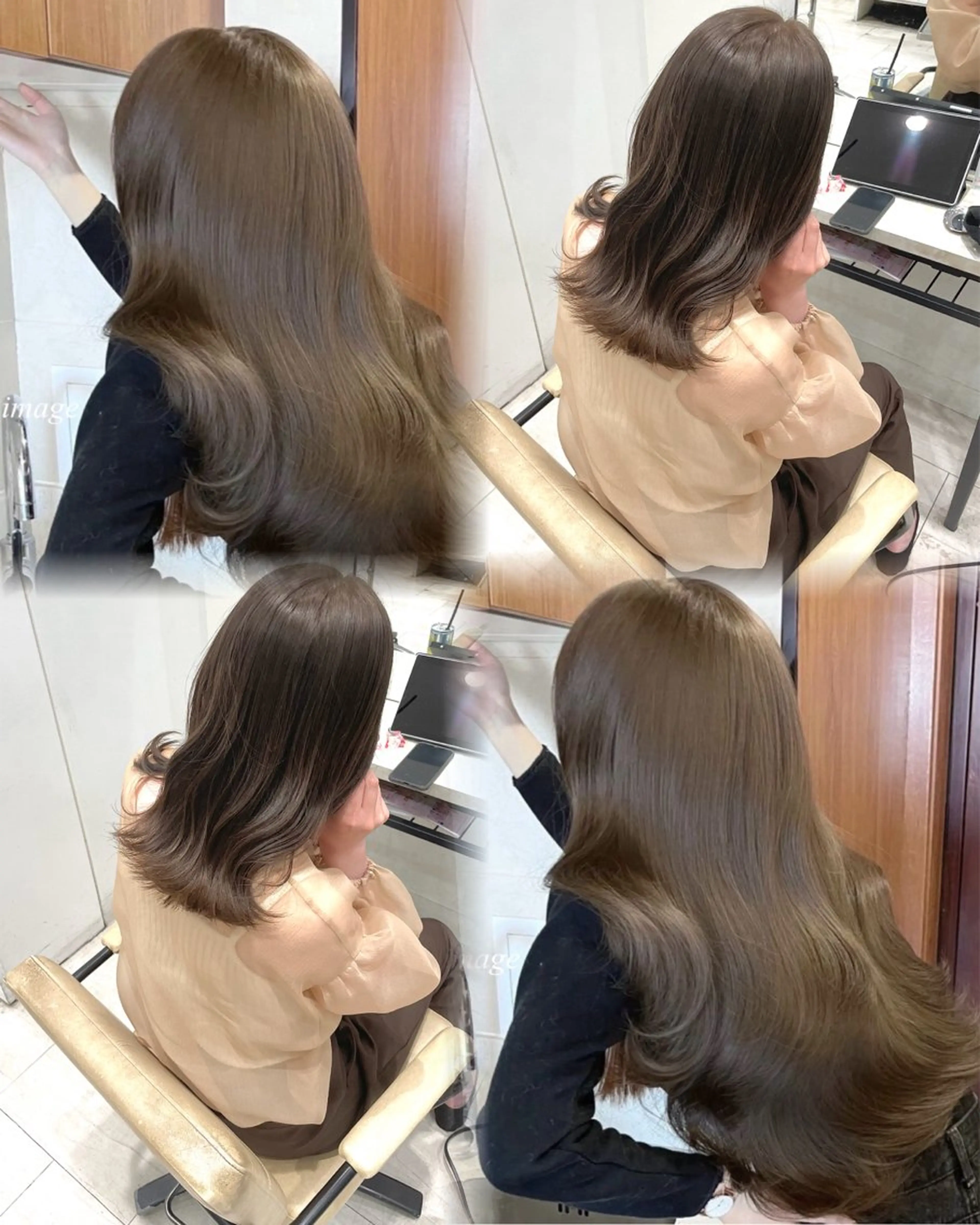 【当店イチオシ♡】似合わせカット+イルミナカラー+AujuaTRの写真