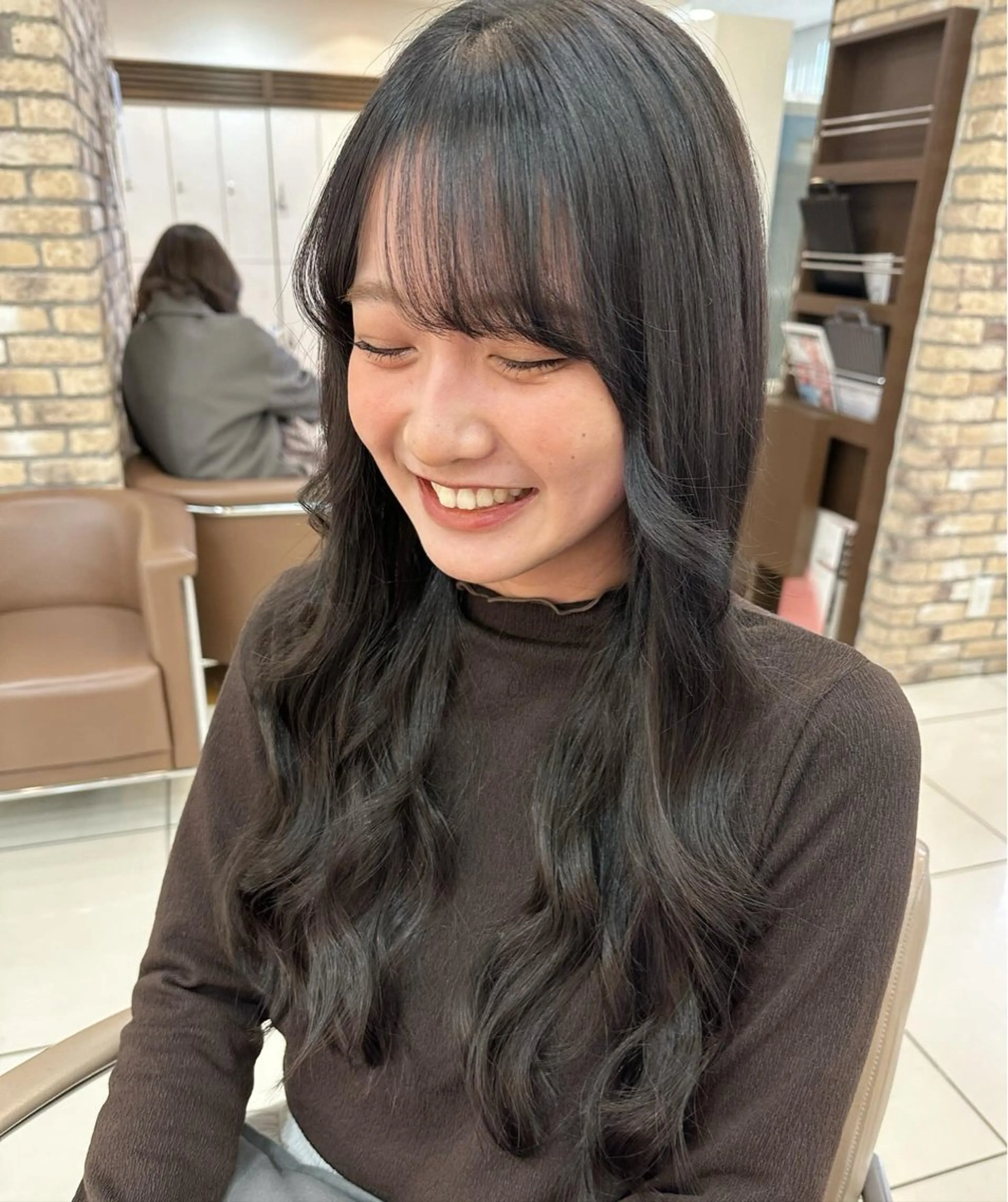 ロング ヘアカラー エクステ すぐ予約OK💕 シールエクステのヘアスタイル