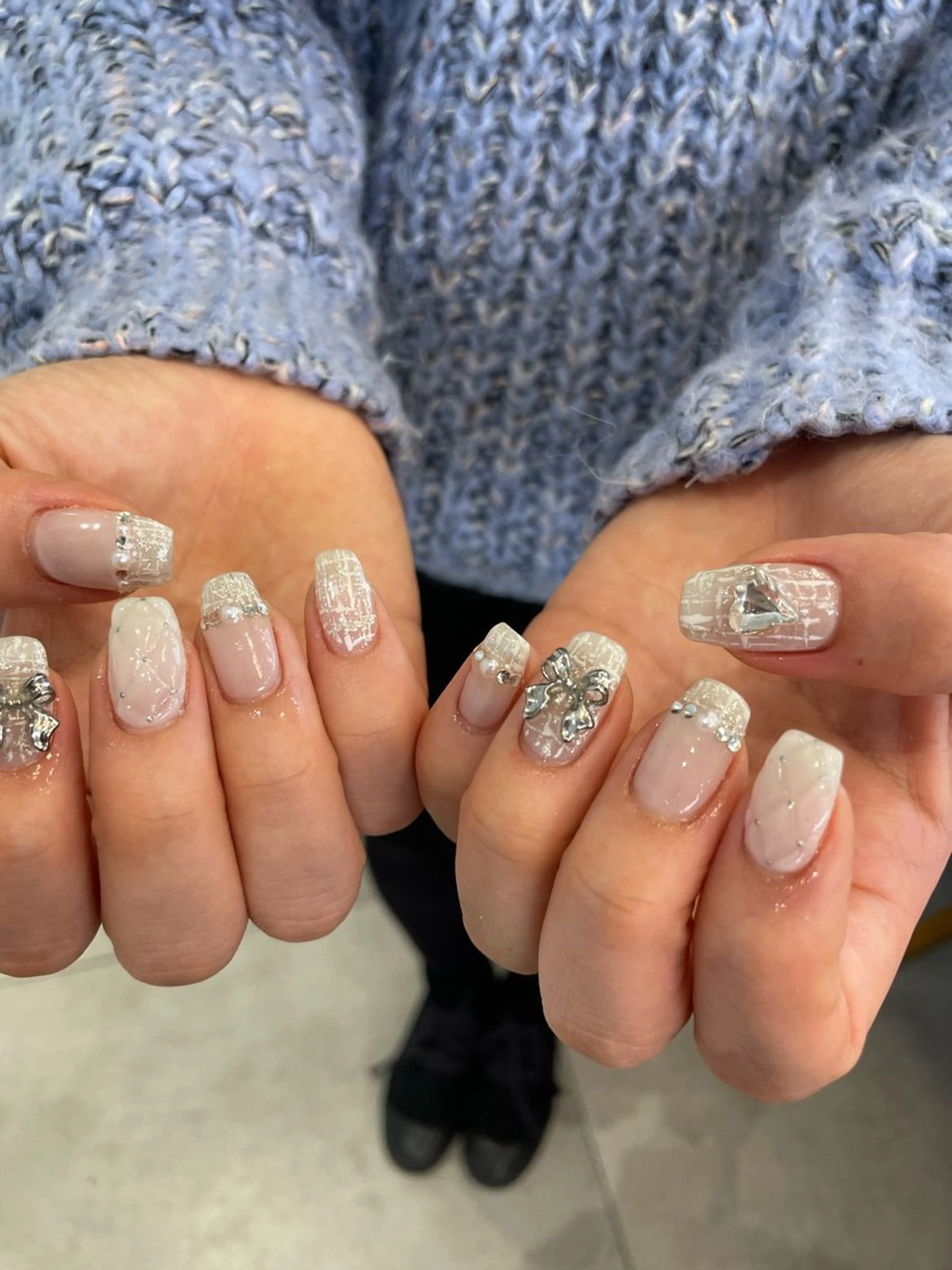 ネイル ハンドネイル 【淡色color/ nail】maikoのネイルデザイン