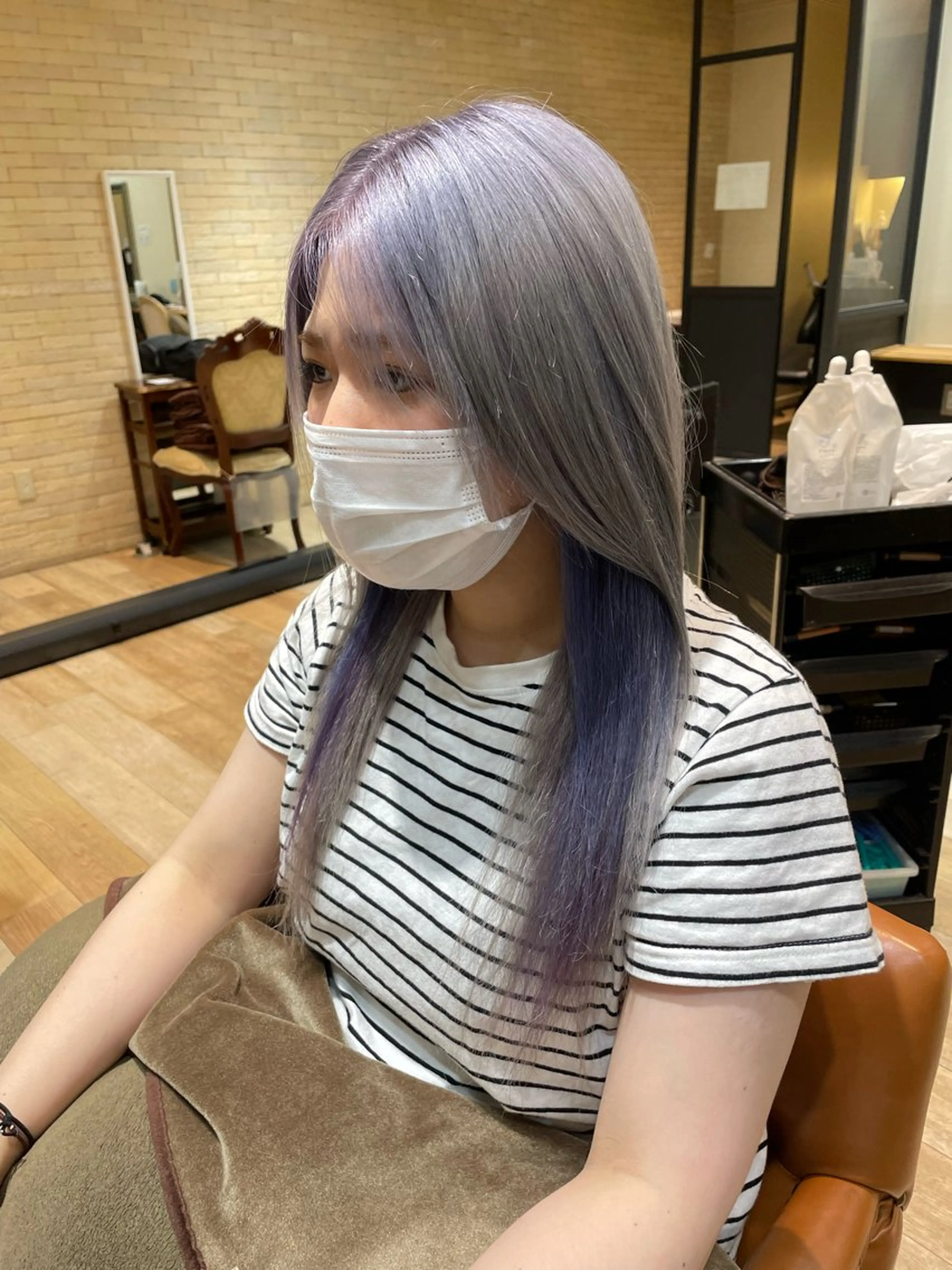 ロング 亀川蓮 Agu hairのヘアスタイル