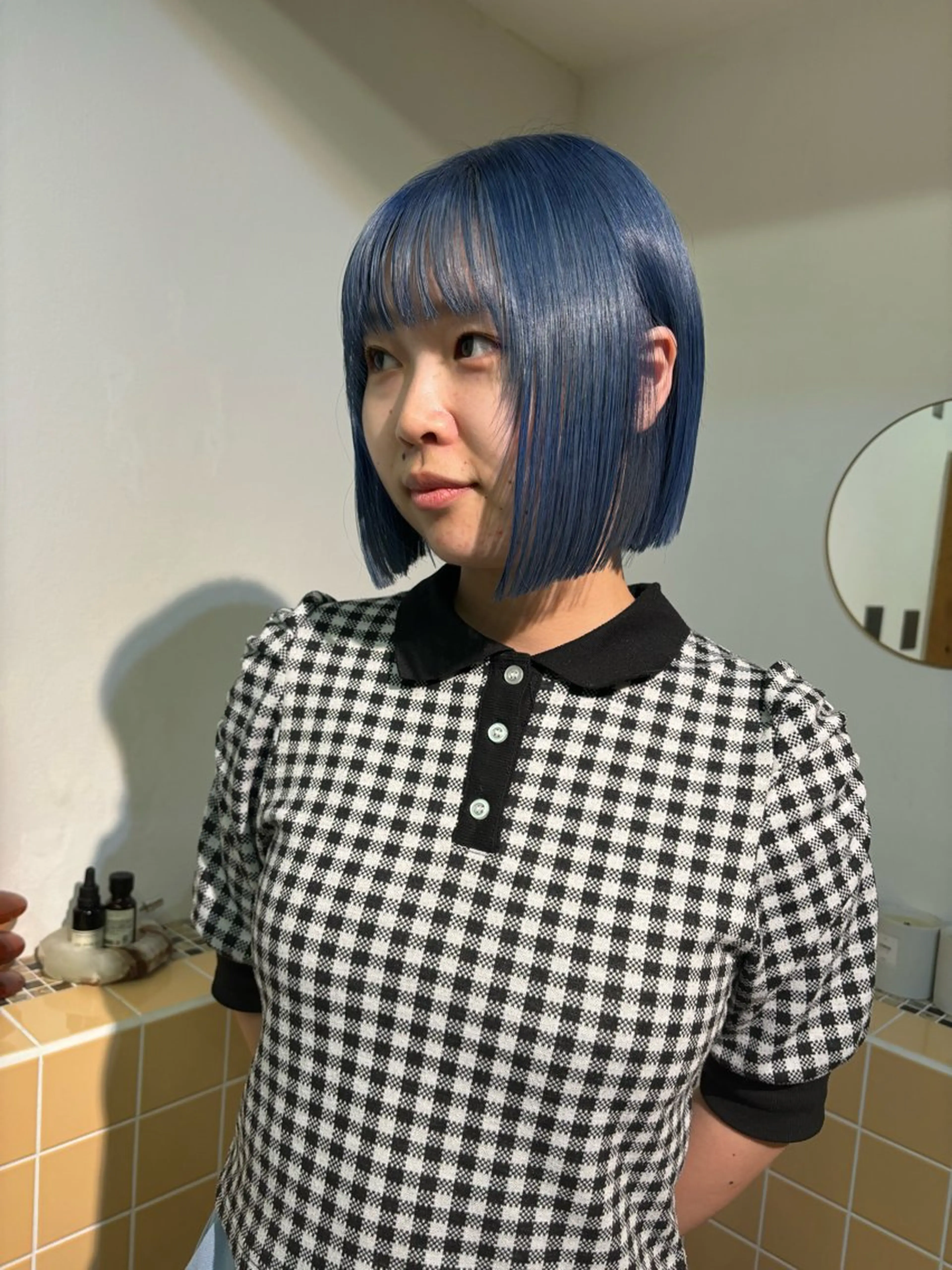 ミディアム カラー ブリーチ ヘアカラー sakura🌸 レイヤー/nelkeのヘアスタイル