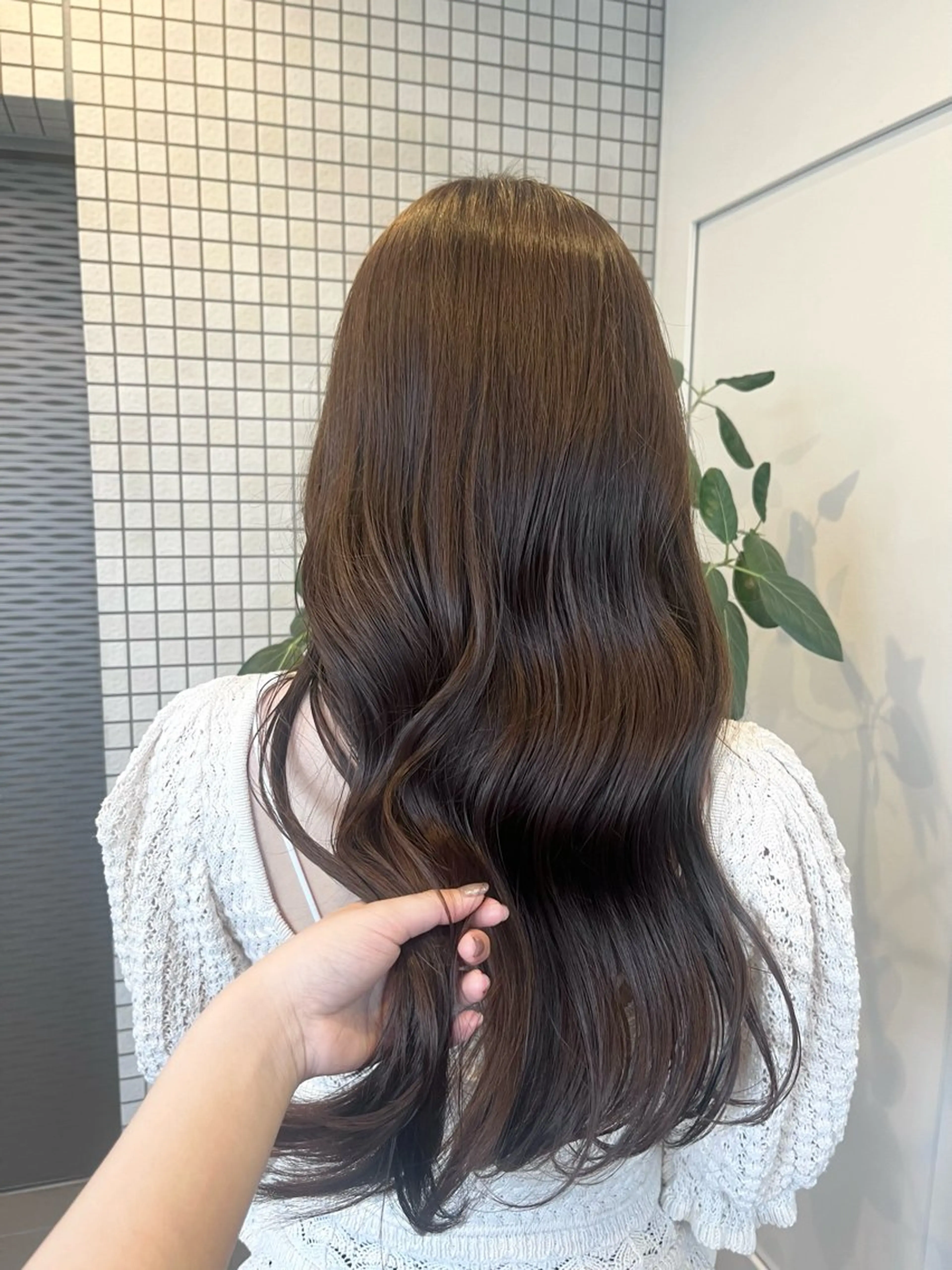 ロング ヘアカラー ベージュ⟡˖ブリーチ ˖ ࣪⊹あずきのヘアスタイル