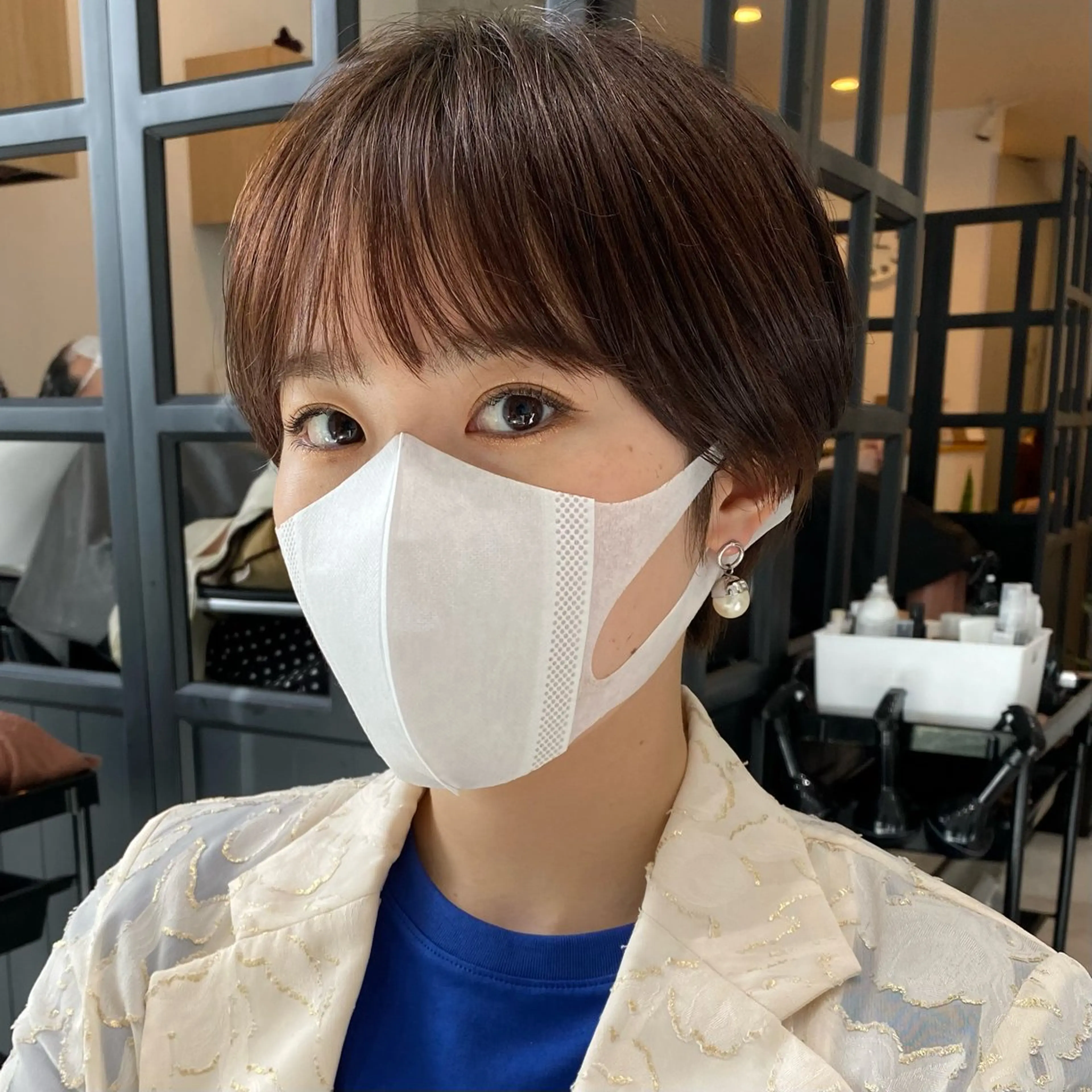 ショート ハイライト 髪質改善 レイヤーカット ショートヘア また会いたくなる 美容師【KENTA】のヘアスタイル