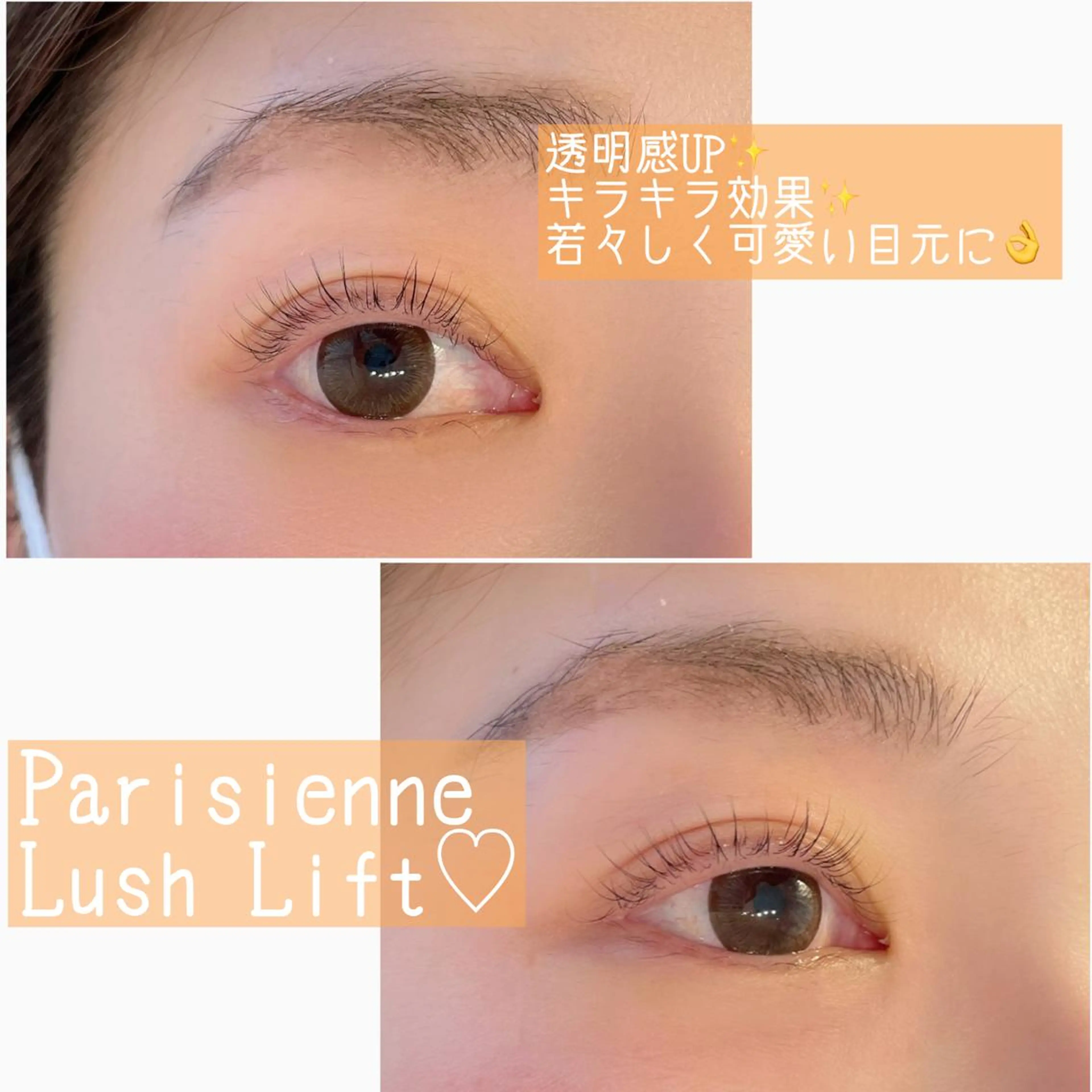 マツエク・マツパ パリジェンヌラッシュリフト vision /広尾・恵比寿のマツエク・マツパデザイン