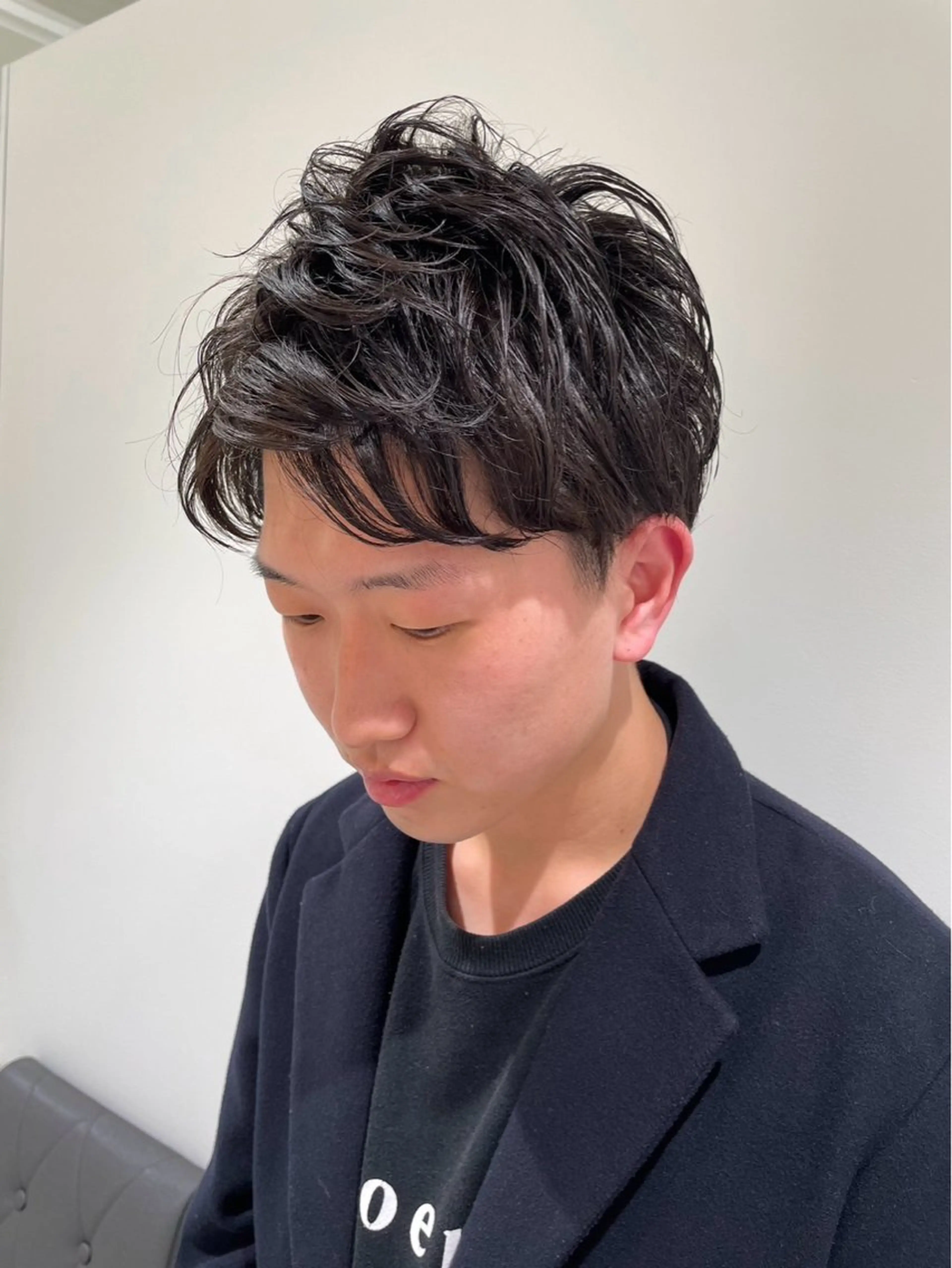 メンズ スパイキーショート パーマ🔥ritaのヘアスタイル