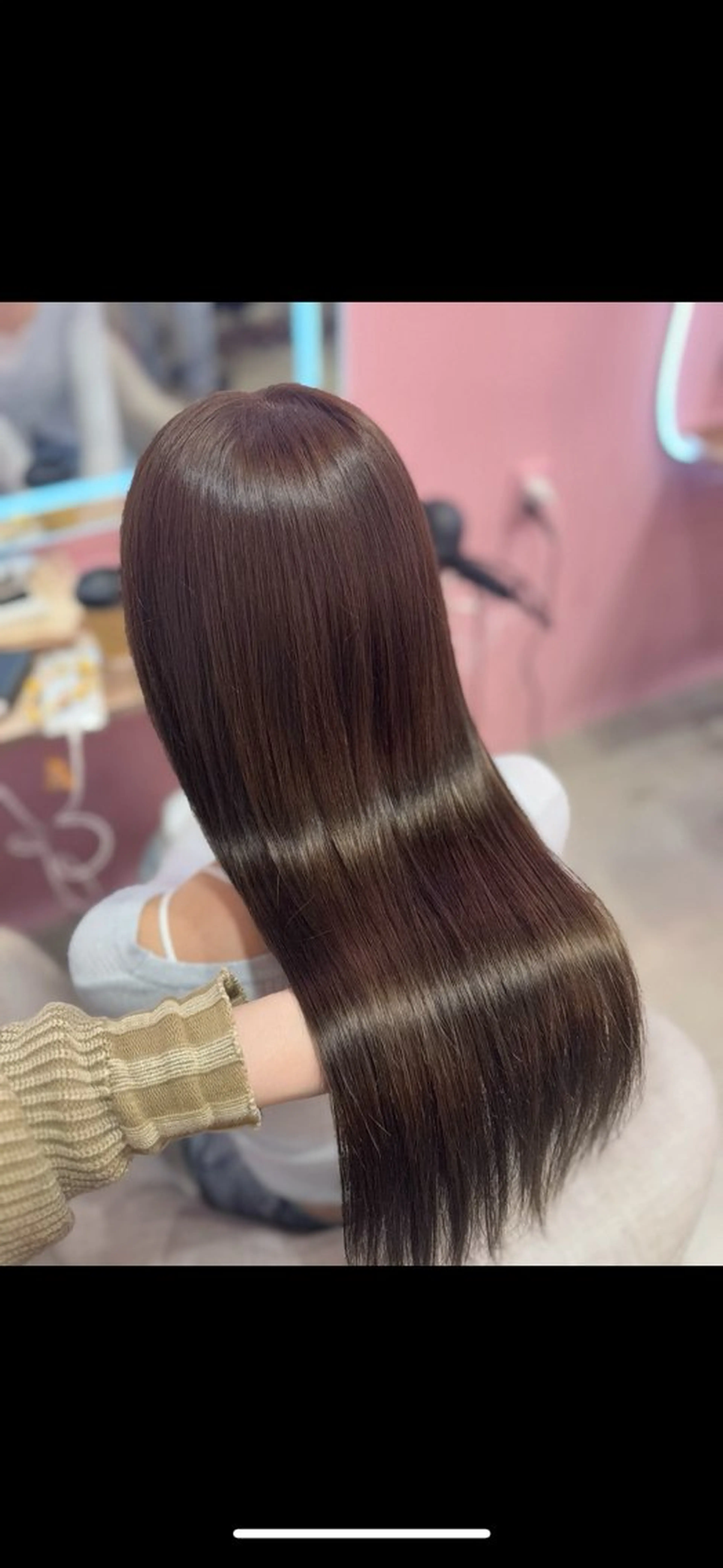 ロング カット ヘアカラー トリートメント wixymimi　hair salon所属・艶カラー✨レイヤー 𝐚𝐲𝐚𝐤𝐚のヘアスタイル