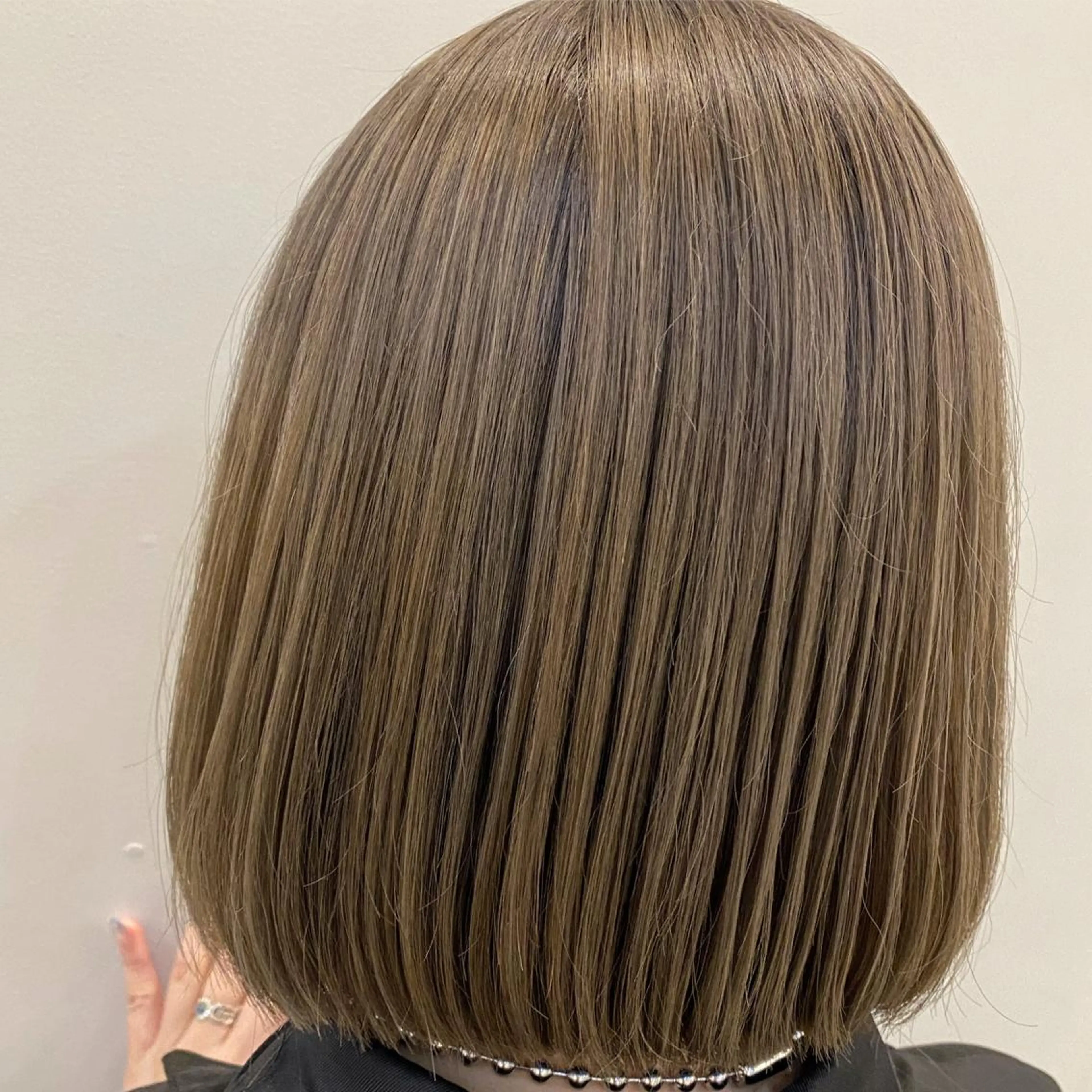 ロング ボブ ヘアカラー トリートメント ジェニファー ✂︎TOMOKI✂︎のヘアスタイル
