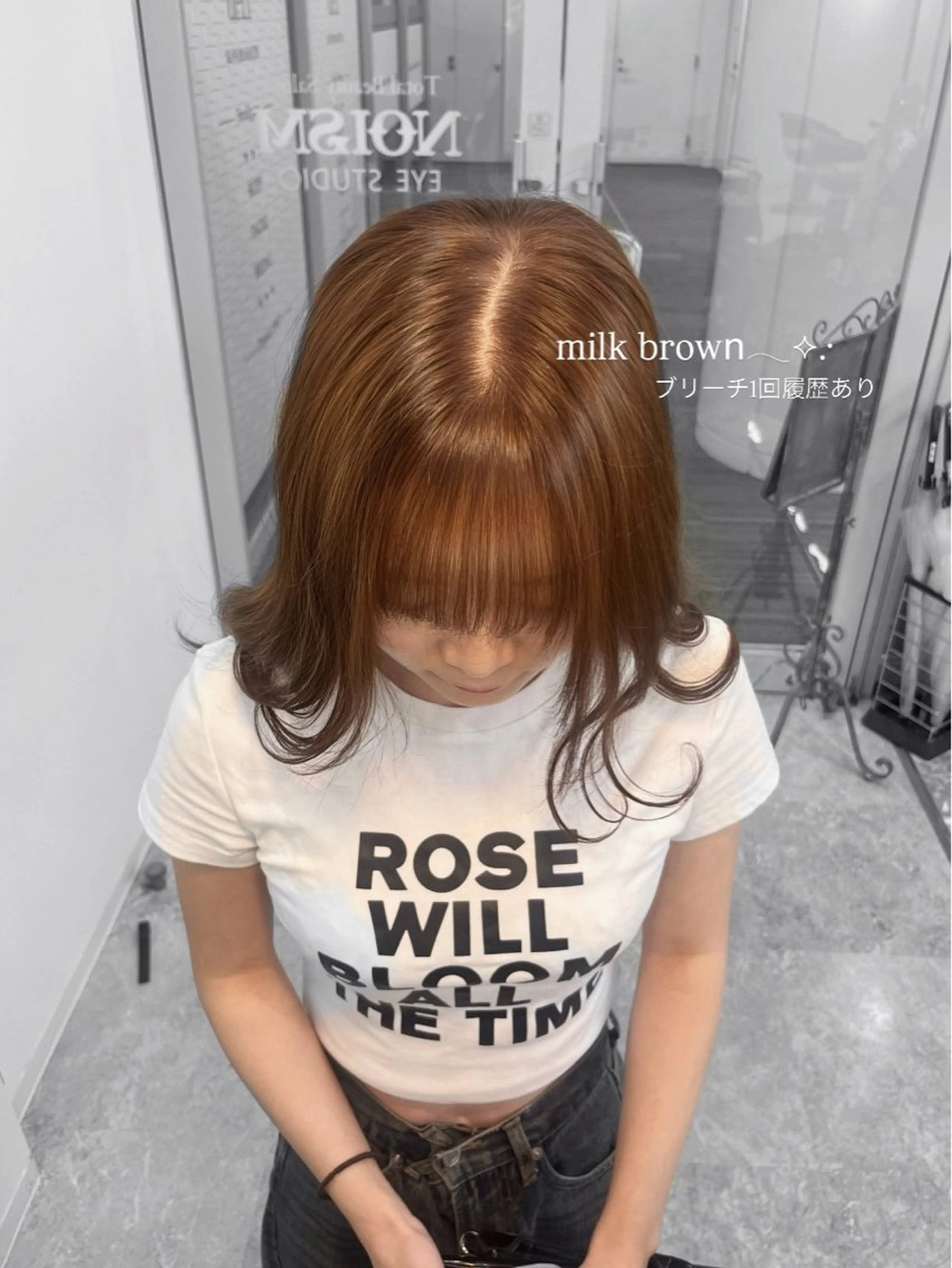 カラー カット ヘアカラー ♡mao♡マツエク ／透明感カラーのマツエク・マツパデザイン